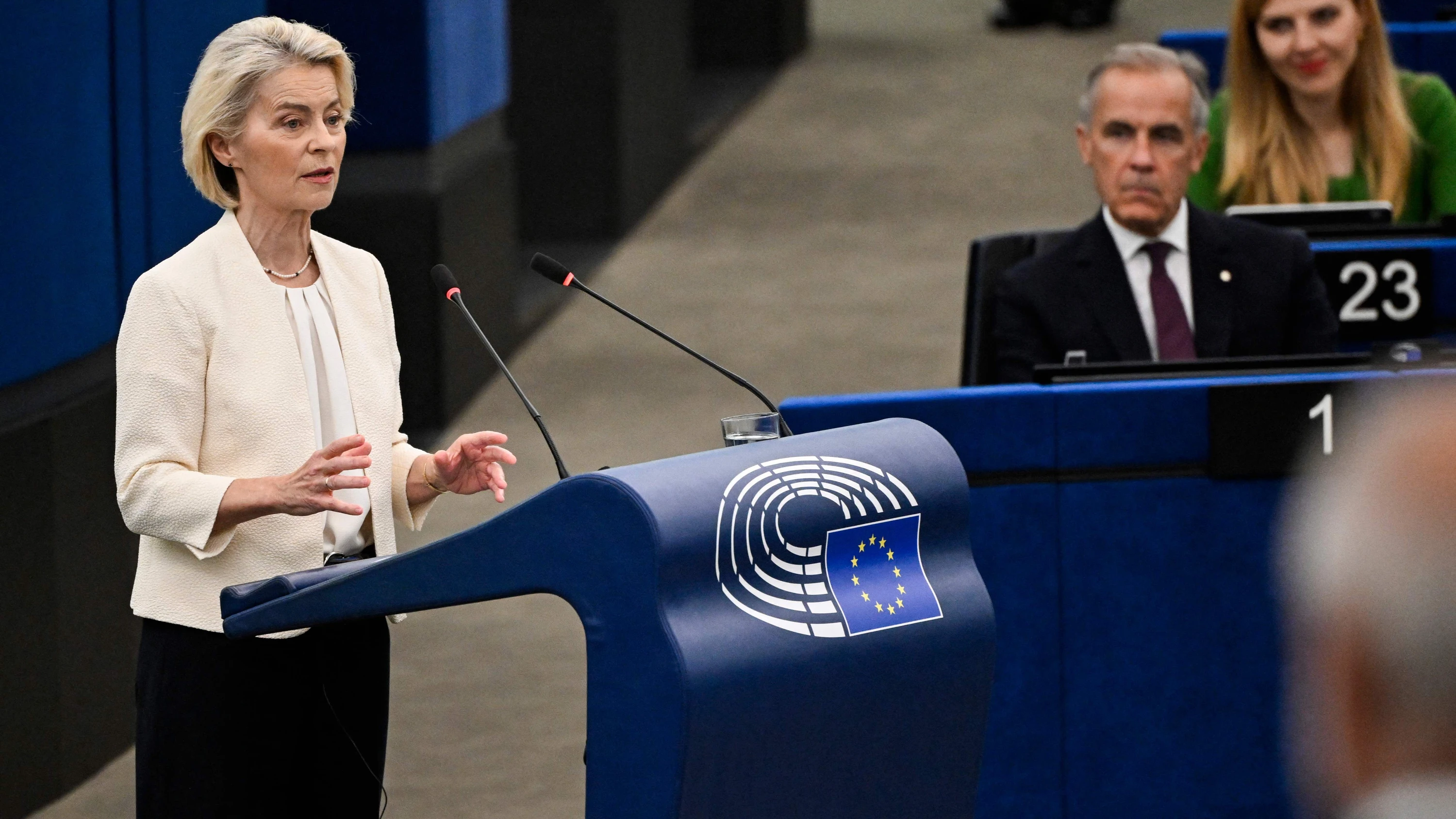 Rede zur Lage der Union: Von der Leyen will Kanada zum ersten assoziierten Mitglied der EU machen