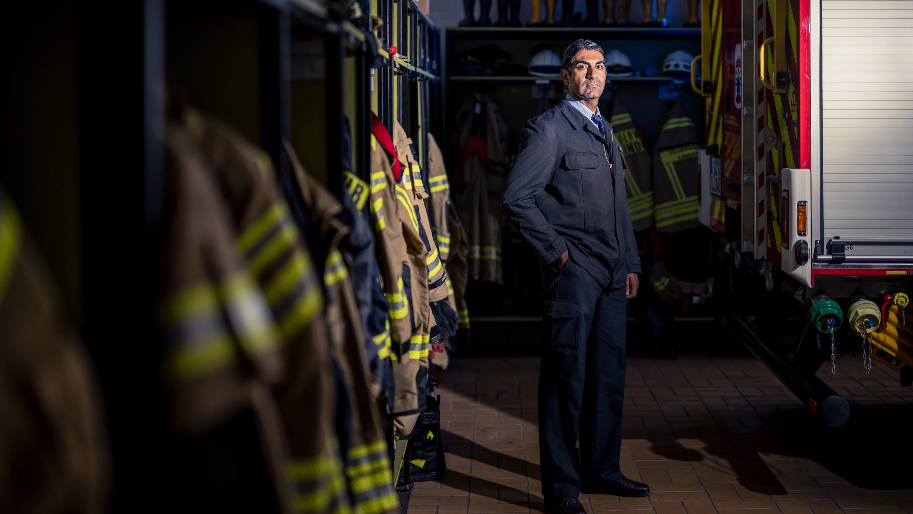 Iraker bei der Feuerwehr: Er flüchtete nach Deutschland – jetzt hilft er selbst