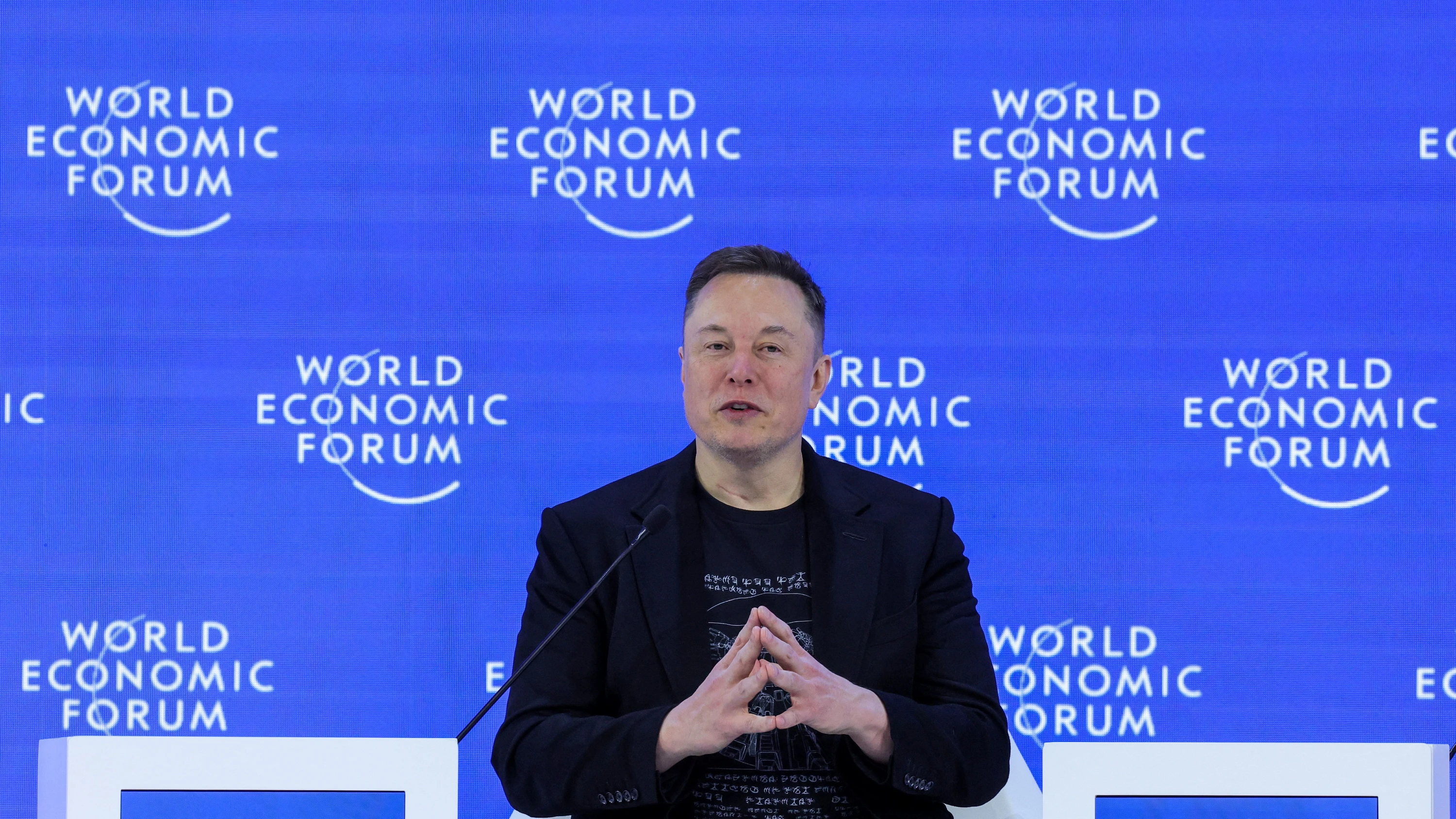 Elon Musk in Davos: Zauber vom Propheten des Überflusses