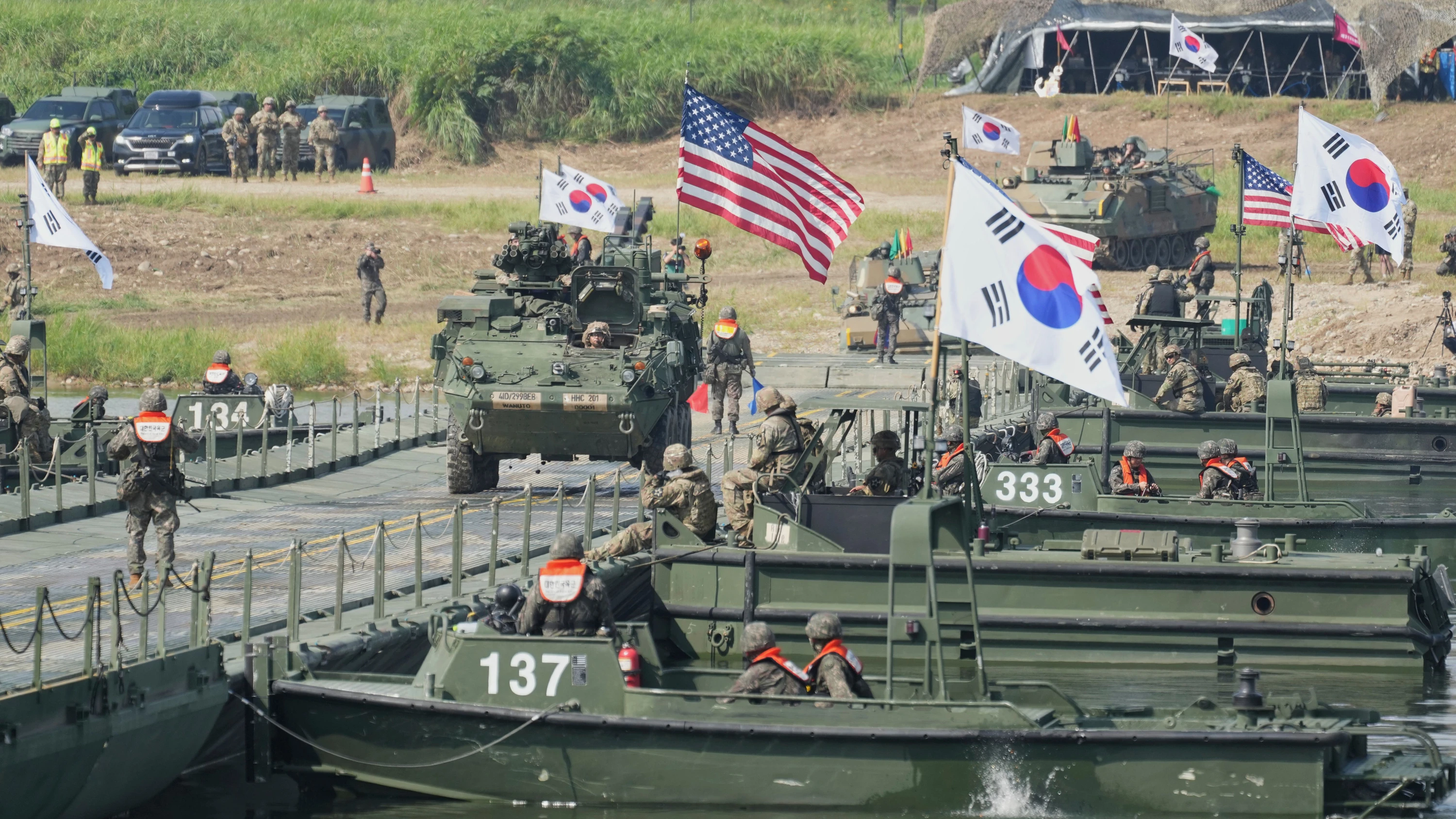 Eine gemeinsame Übung des amerikanischen und südkoreanischen Militärs im August 2025 in Yeoju - AP Photo/Lee Jin-man