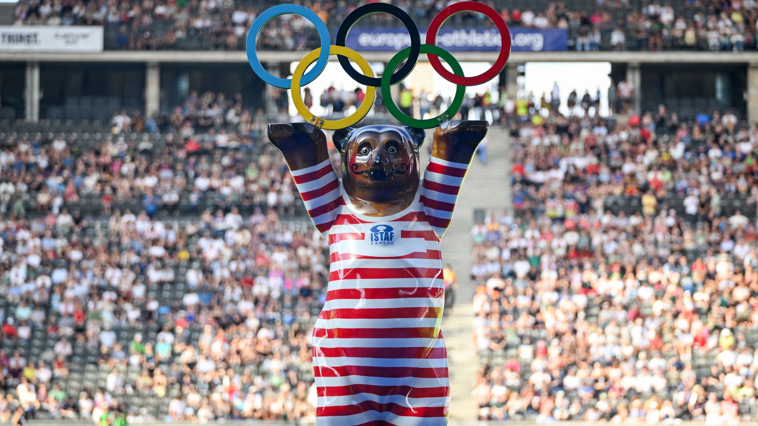 Ist Olympia ein Berliner? Zumindest beim Leichtathletik-Meeting Istaf sieht es so aus. - pa
