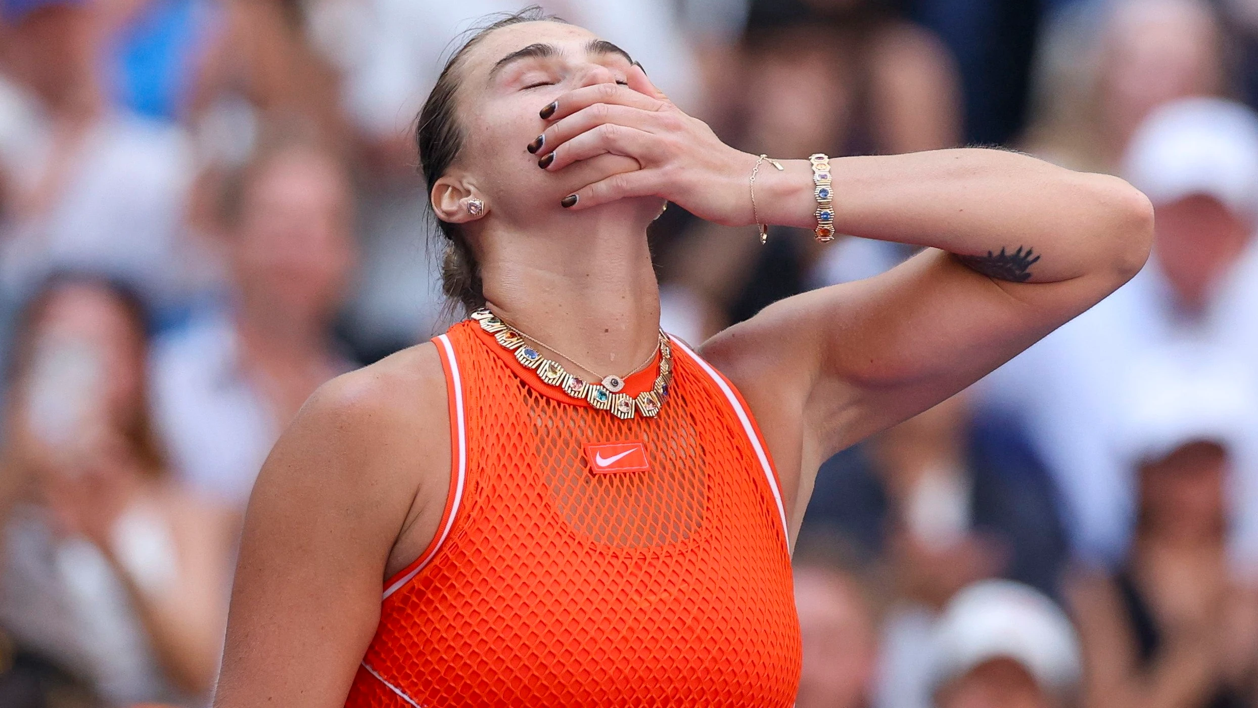 Aryna Sabalenka steht mal wieder im Halbfinale der US Open. - EPA
