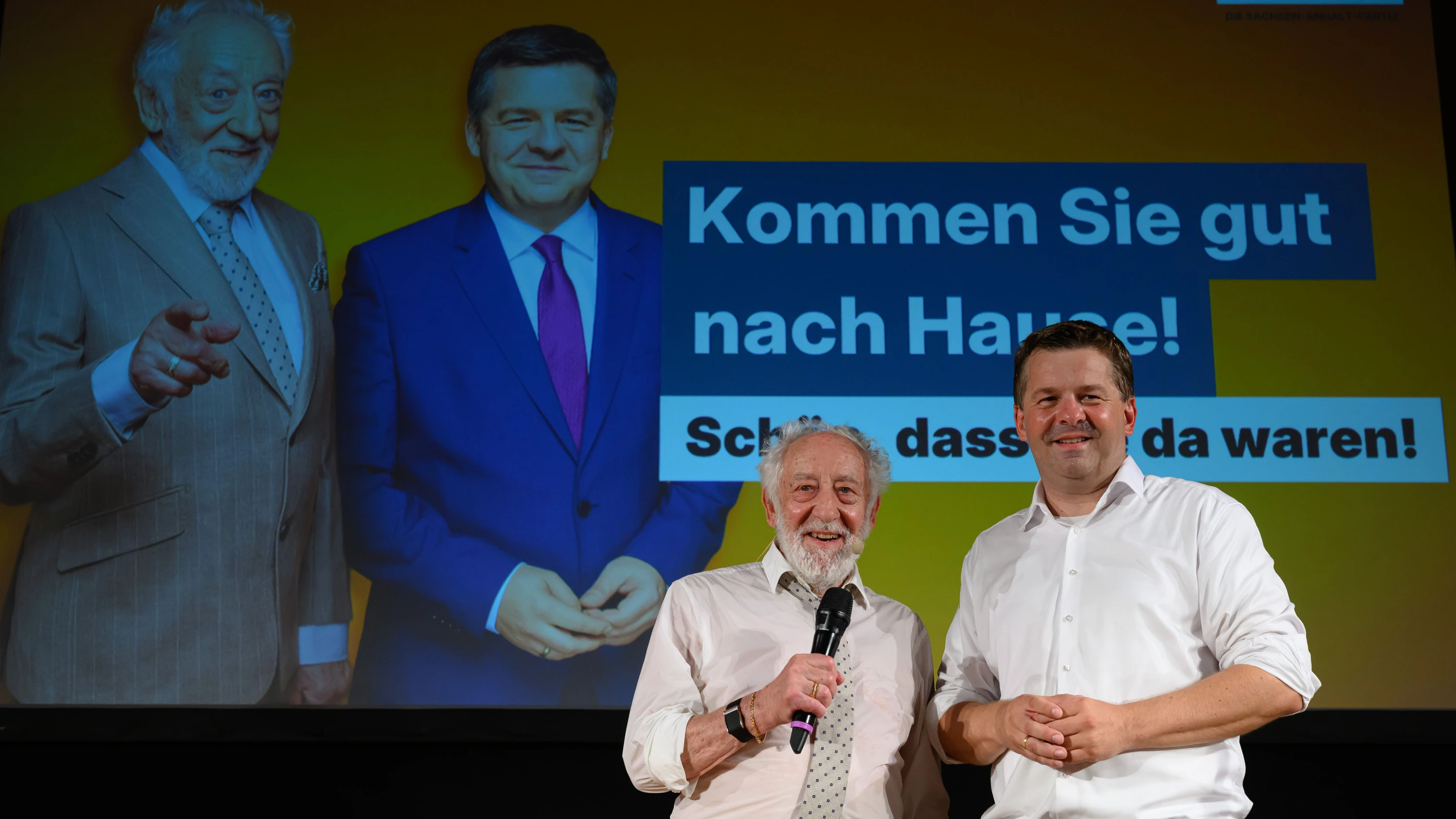 Sachsen-Anhalt: Hallervorden und Schulze denken gar nicht ans Einknicken