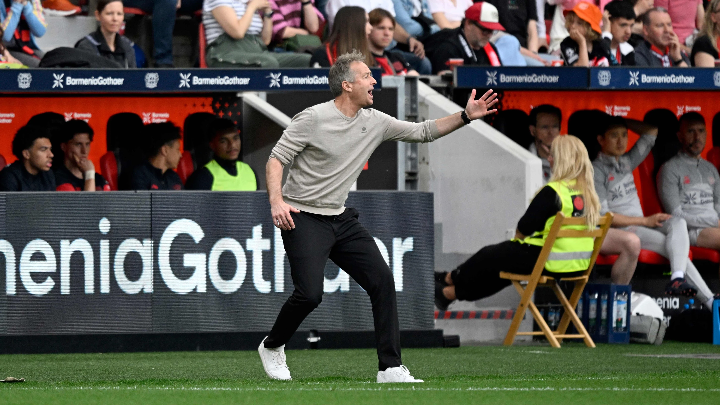 Bild: Trainer unter Druck: Kasper Hjulmand ist bei Bayer 04 auf Bewährung