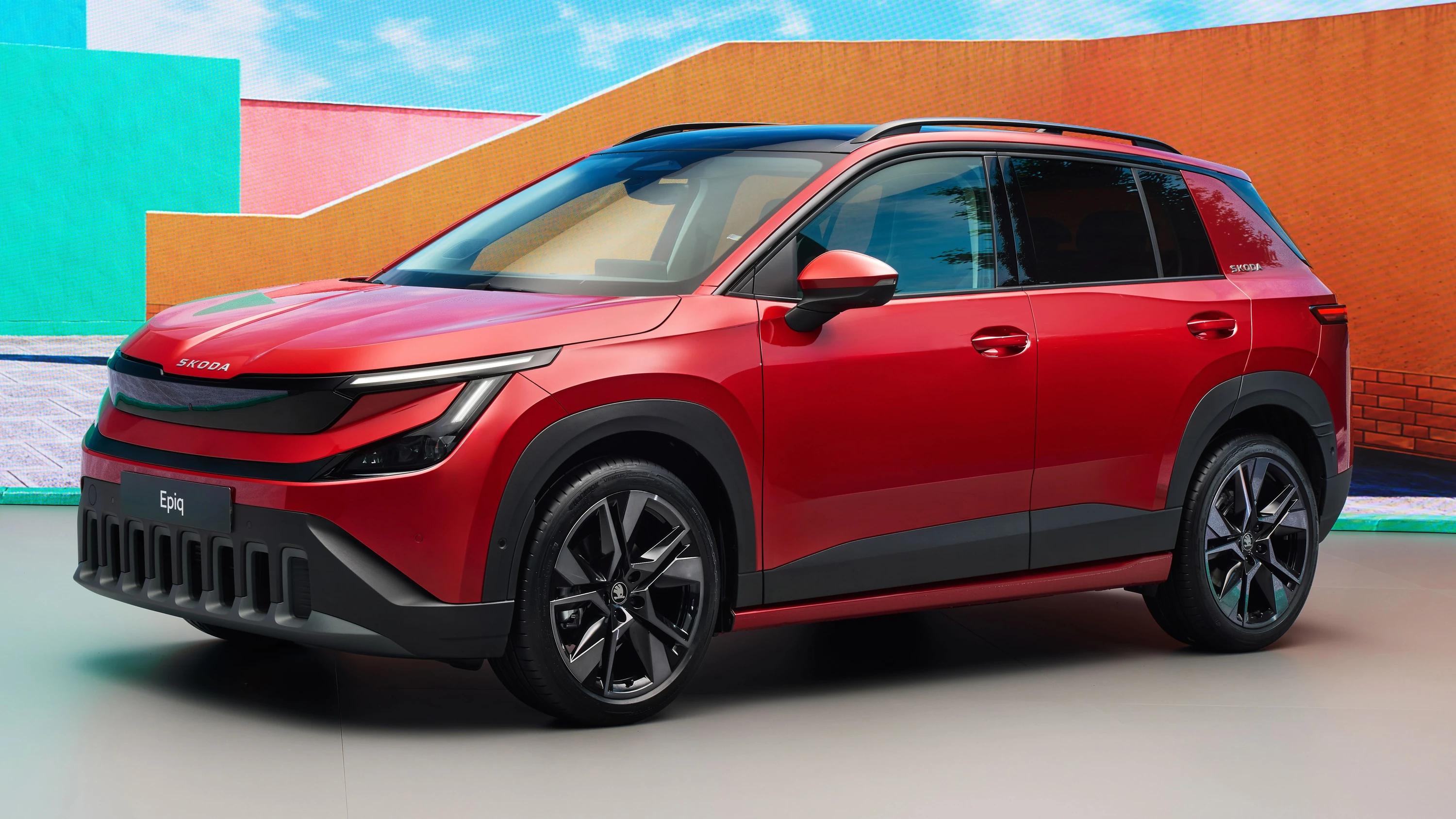 Technik aus dem VW-Konzernregal, gepaart mit tschechischem Design, fertig ist Škodas kleinstes E-SUV Epiq. - Škoda