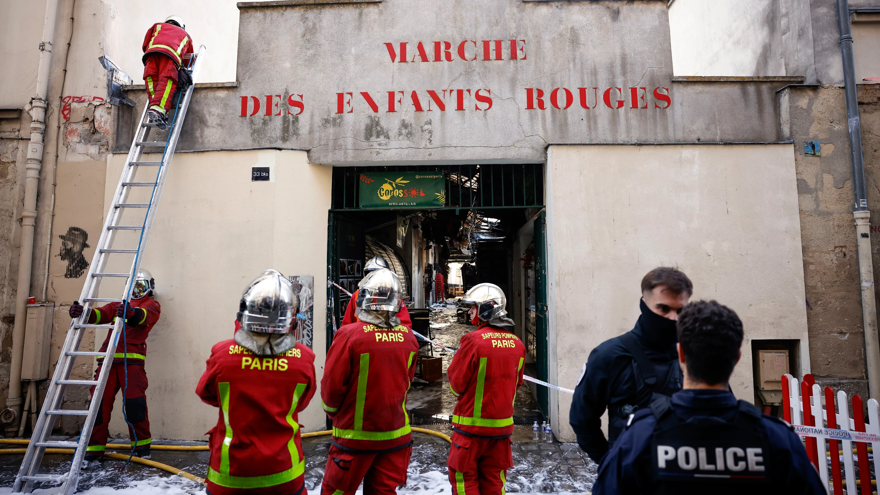 Marché des Enfants Rouges: Älteste Markthalle von Paris brennt vollständig nieder