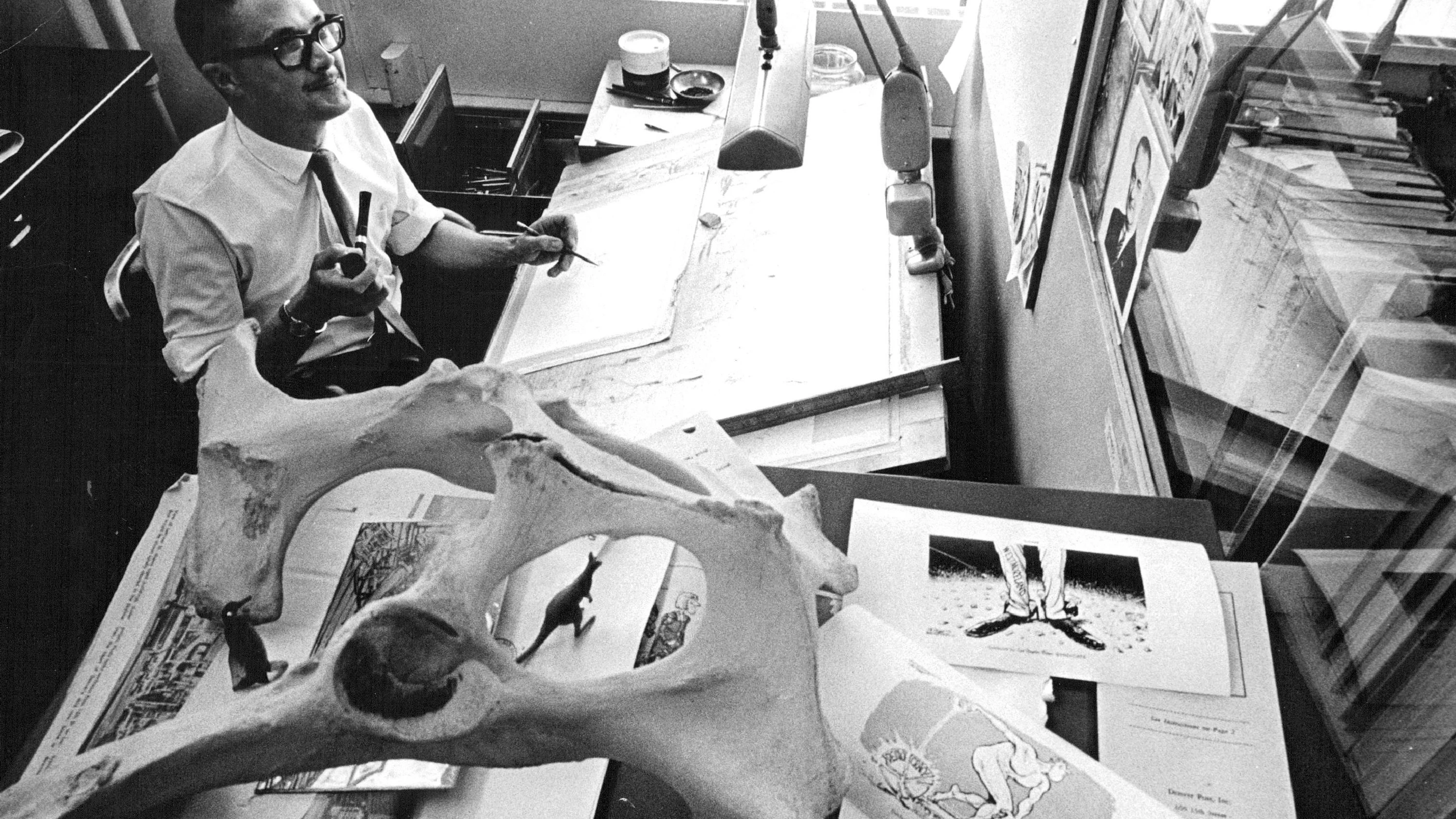 Pat Oliphant gestorben: Der Großmeister der Zeitdruckgrafik Pat Oliphant gestorben: Der Großmeister der Zeitdruckgrafik