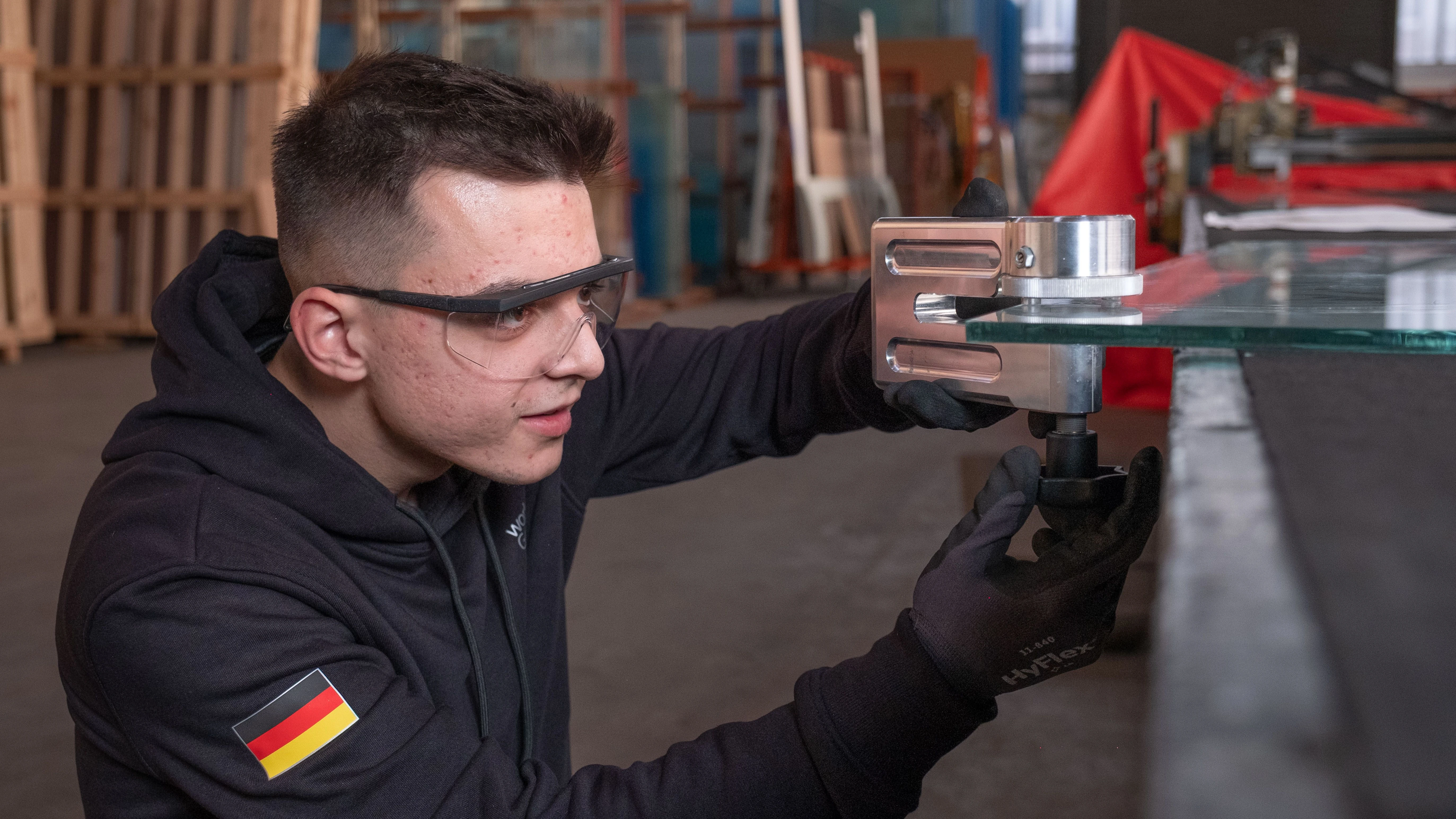 Handwerk: Für Deutschland bei der Europameisterschaft der Glaser