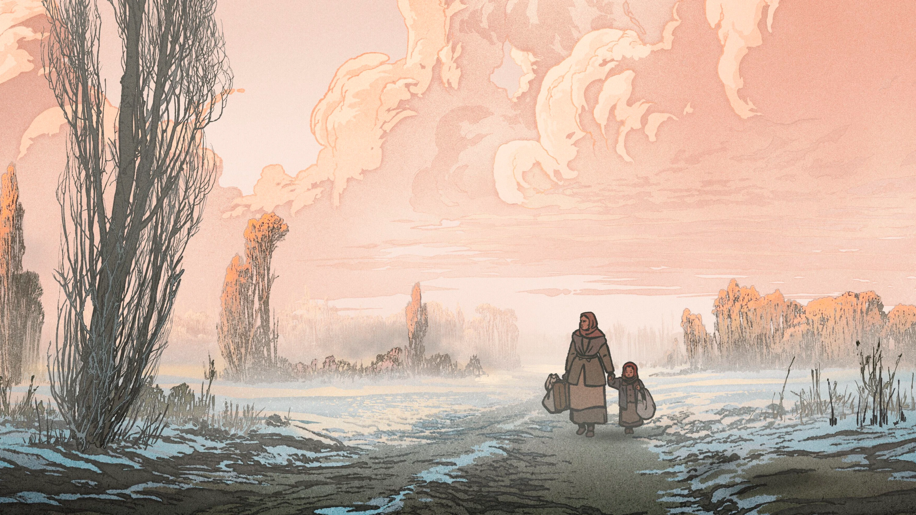 In der Nachbarschaft von Auschwitz: Die Holzfällerfrau und das Kind in einer Szene des Films „Das kostbarste aller Güter“. - dpa