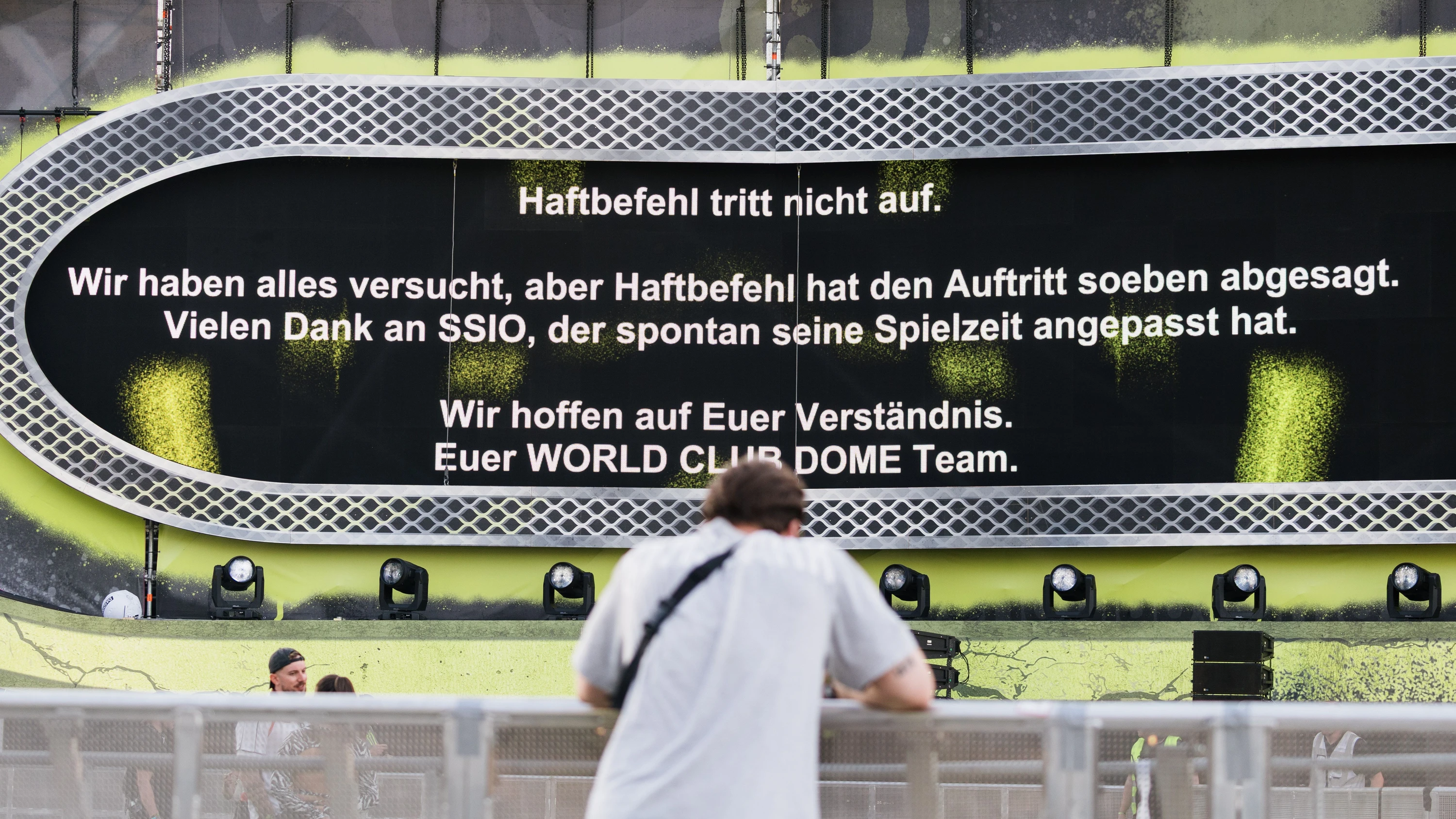 World Club Dome: Unmut über kurzfristige Absage von Haftbefe