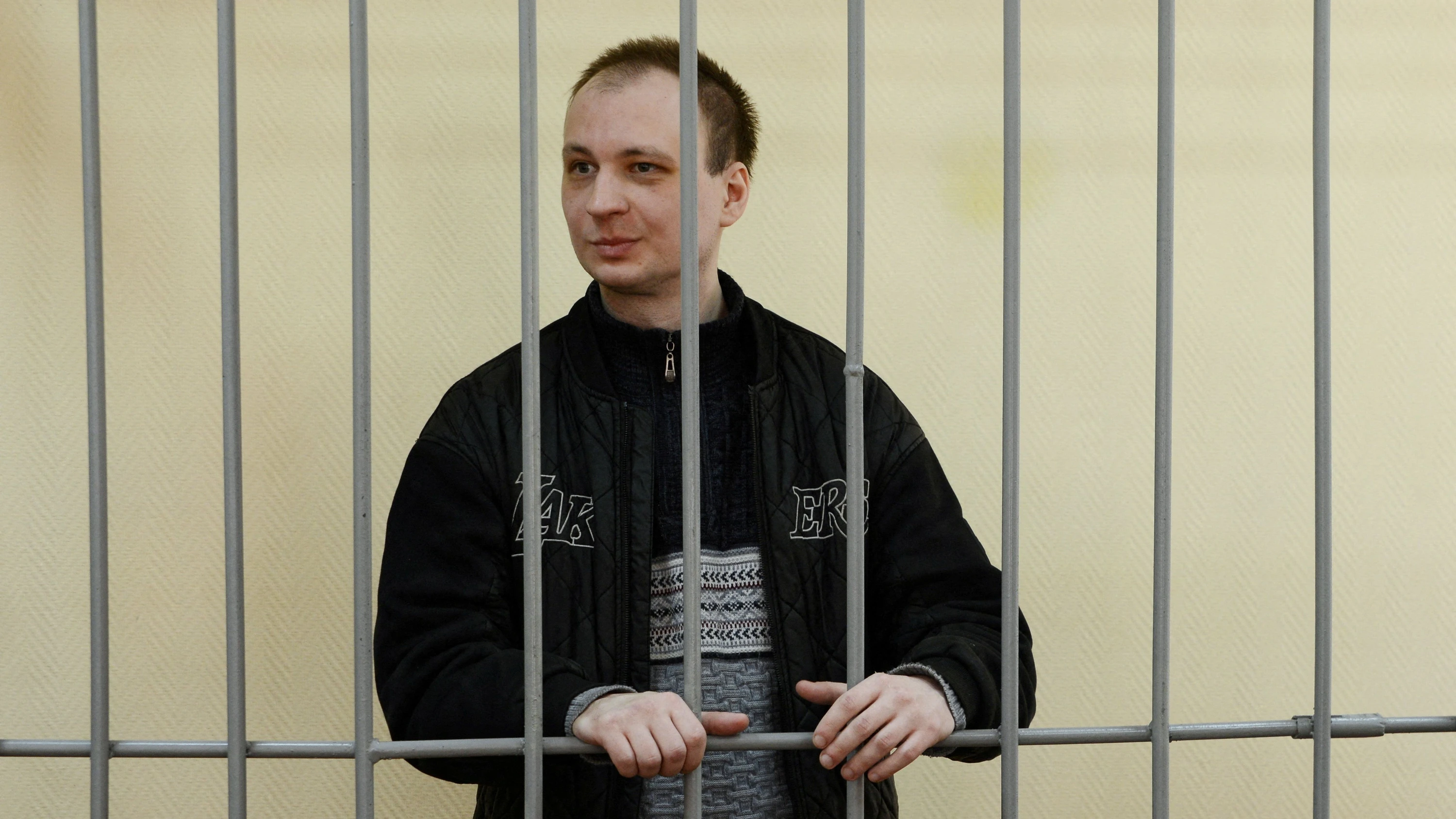 Der frühere US-Soldat Robert Gilman bei einer Anhörung am 6. April 2025 in Russland - Reuters