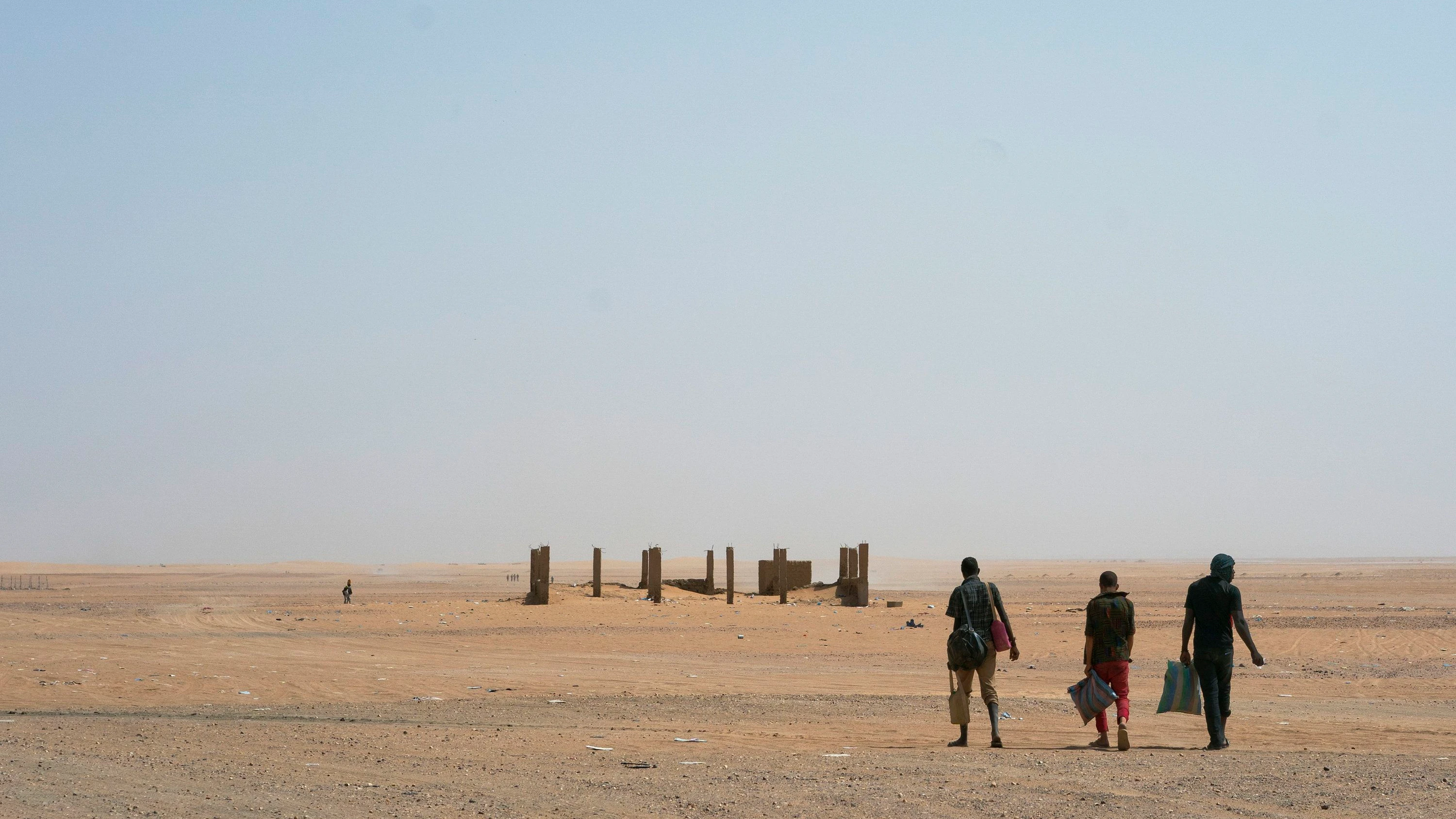 Ein Archivbild von 2018 zeigt das Grenzgebiet von Niger und Algerien - AP/Jerome Delay