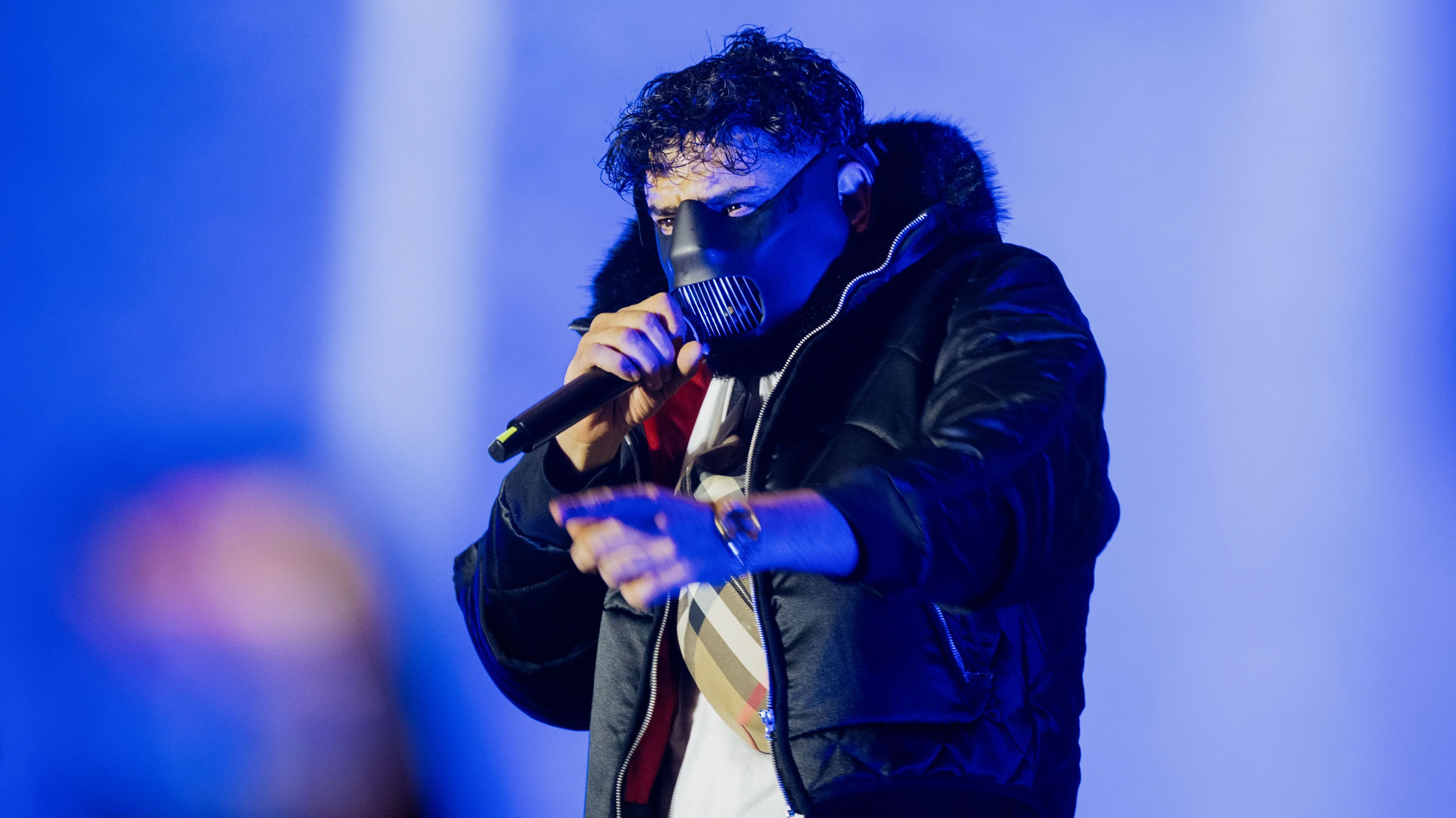 Der Offenbacher Rapper Haftbefehl gibt ein Konzert in der Festhalle Frankfurt. - Inga Klöber