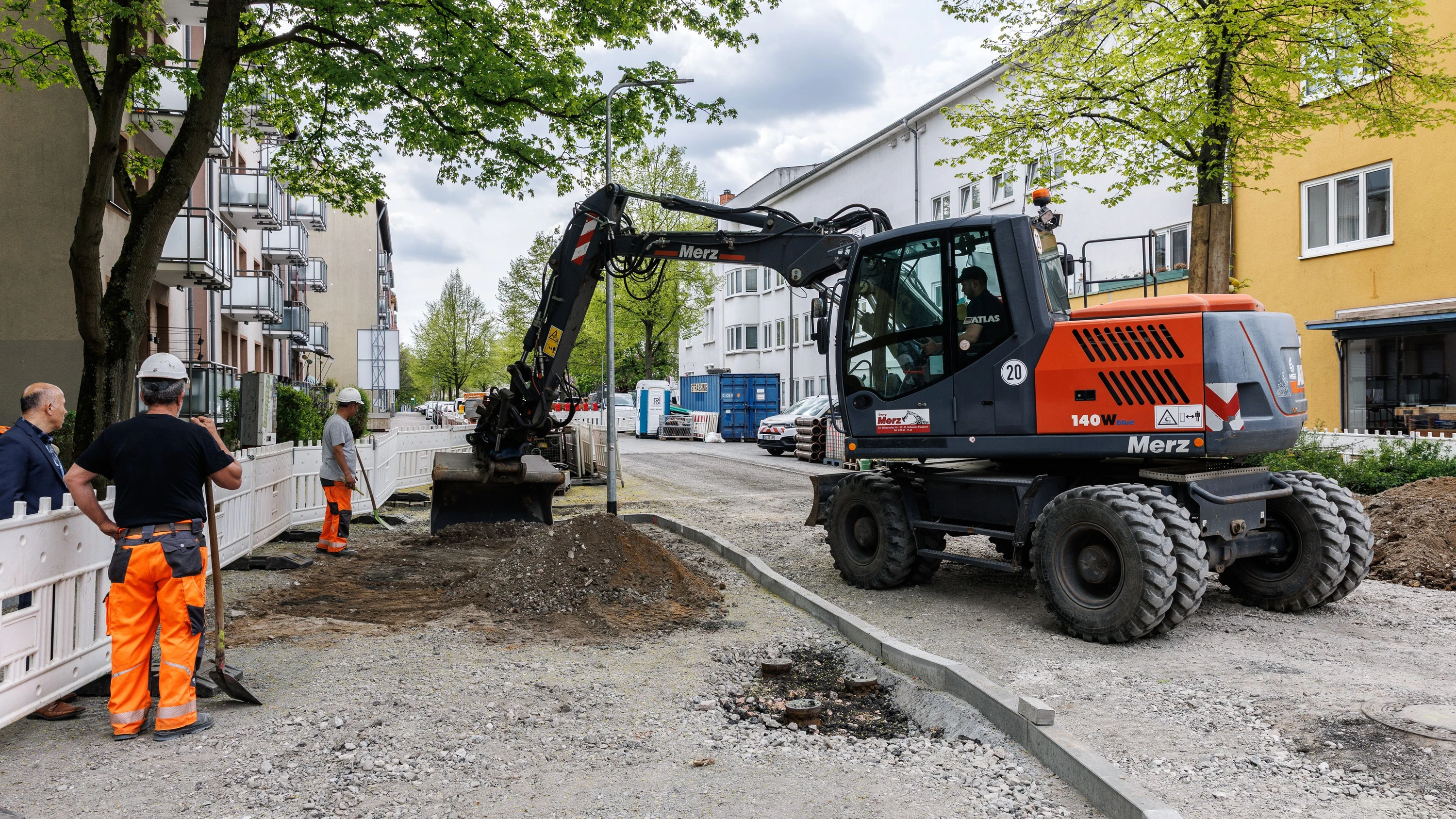 Umbau der Kurhessenstraße: Eine Straße wird sicherer, barrierefrei und grüner