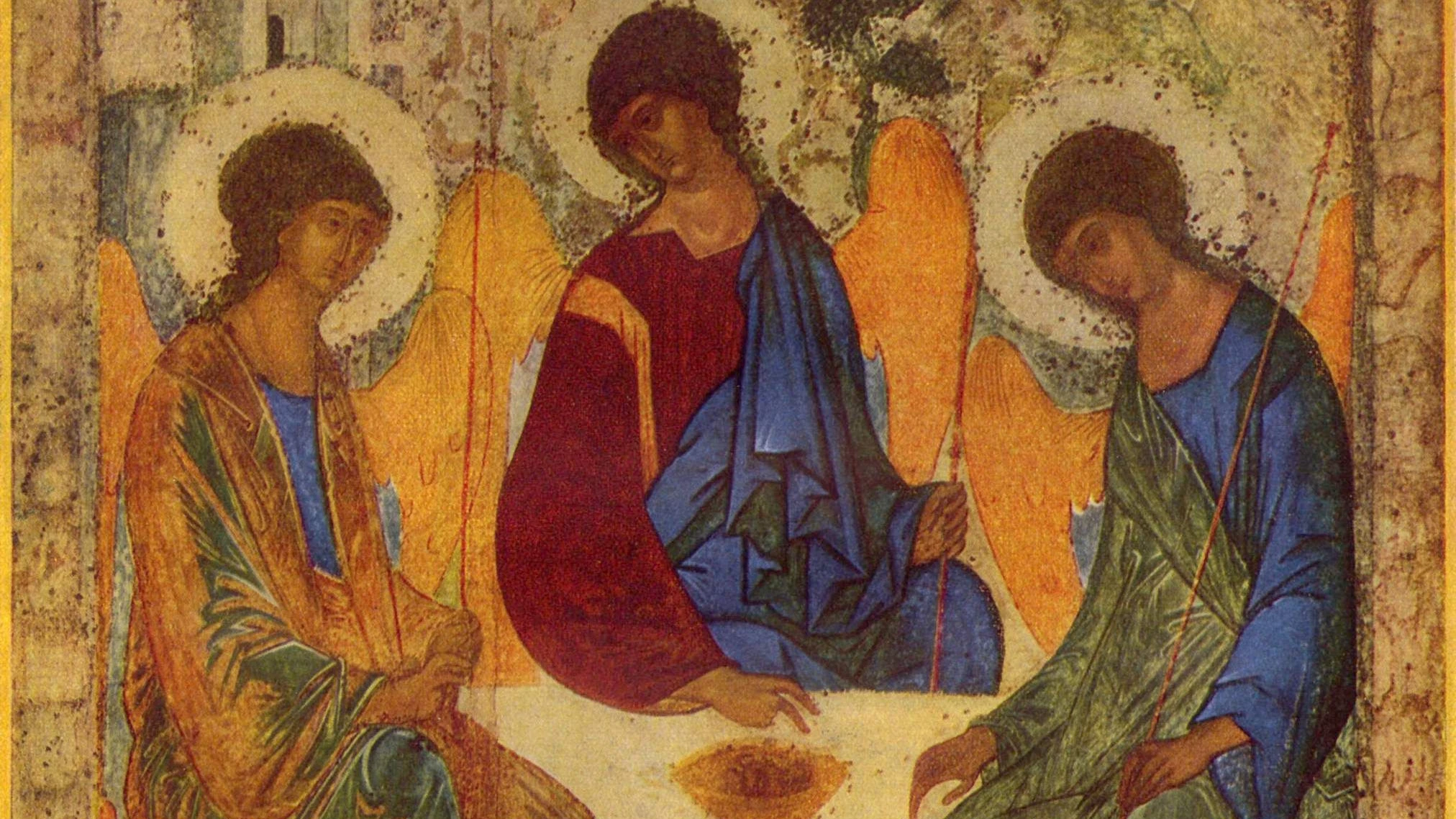 Viel kopiert, nie erreicht, doch nun akut bedroht: die Dreifaltigkeitsikone von Andrej Rubljow - The Yorck Project/Wikimedia Commons