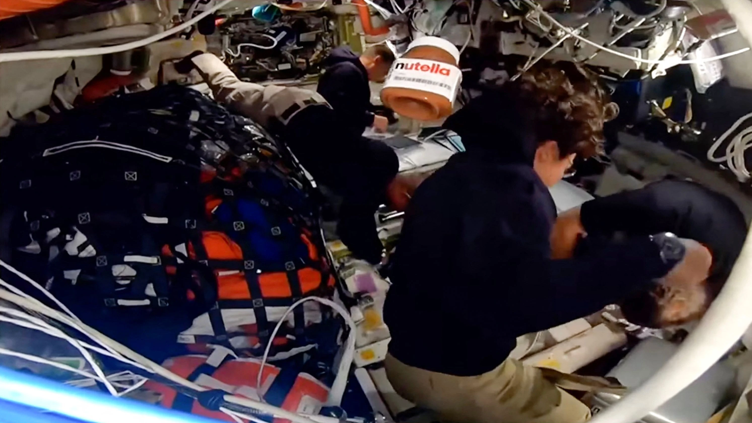 Das Nutellaglas der Astronauten sorgte für einen unerwarteten Hype im Internet. - AFP