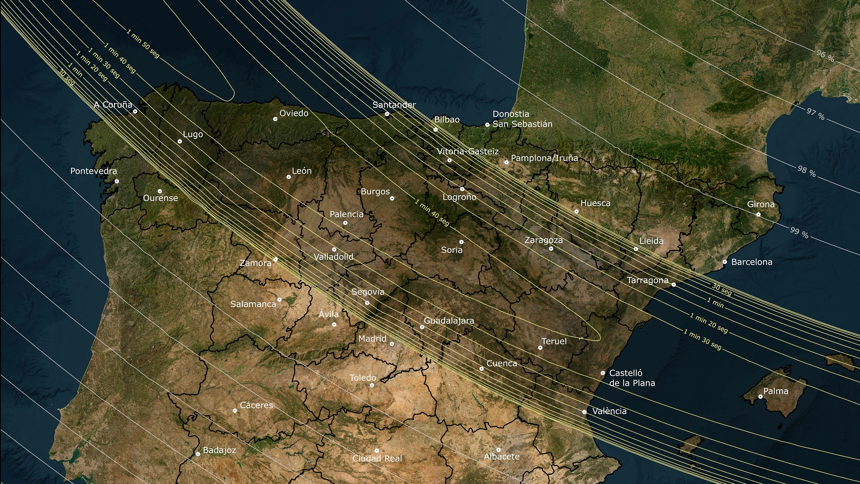 Einmaliges Himmelsspektakel: Spanien bereitet sich auf die Sonnenfinsternis vor Einmaliges Himmelsspektakel: Spanien bereitet sich auf die Sonnenfinsternis vor