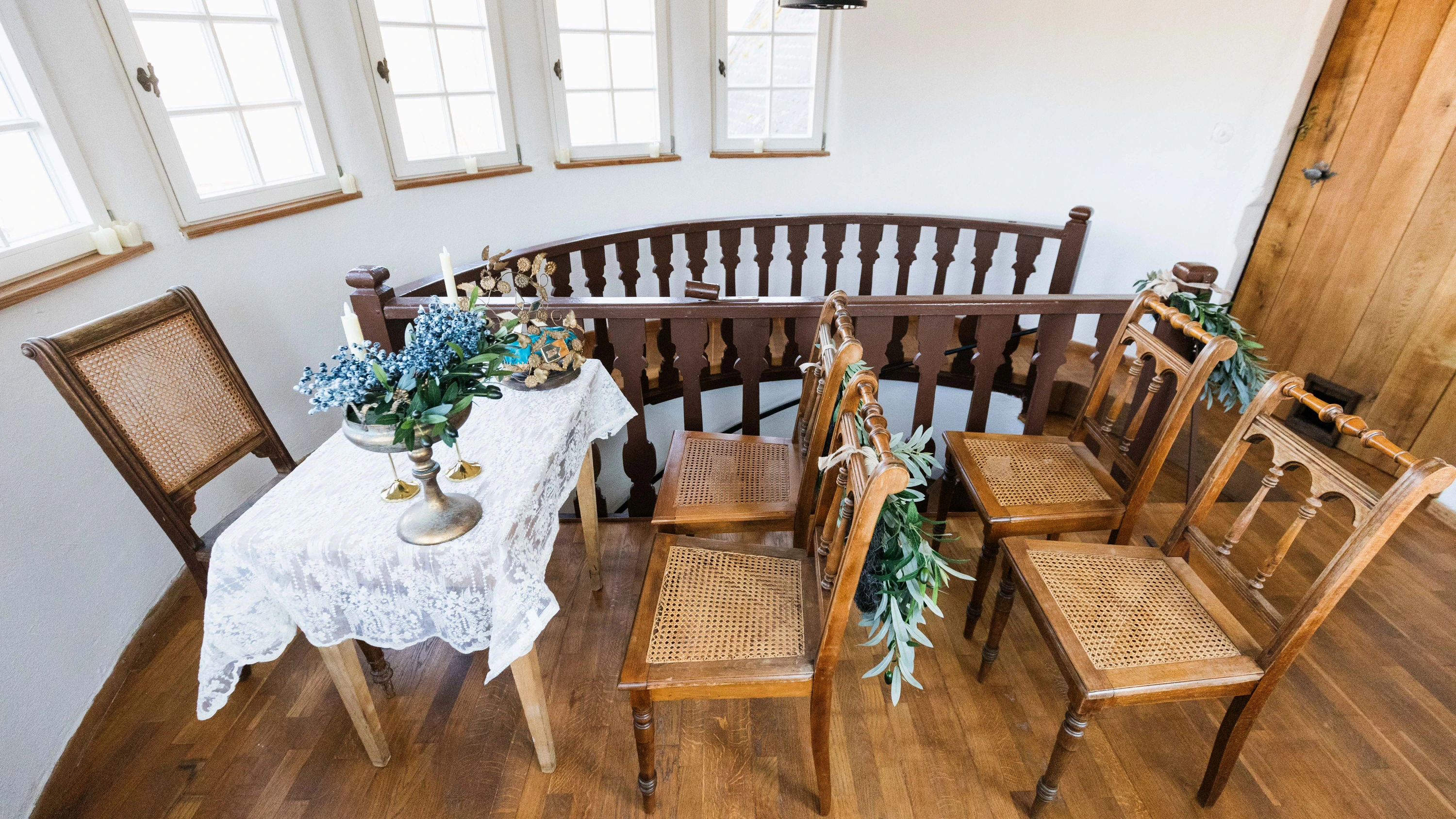 Bild: Schloss Nidda: Im kleinsten Trauzimmer in Hessen