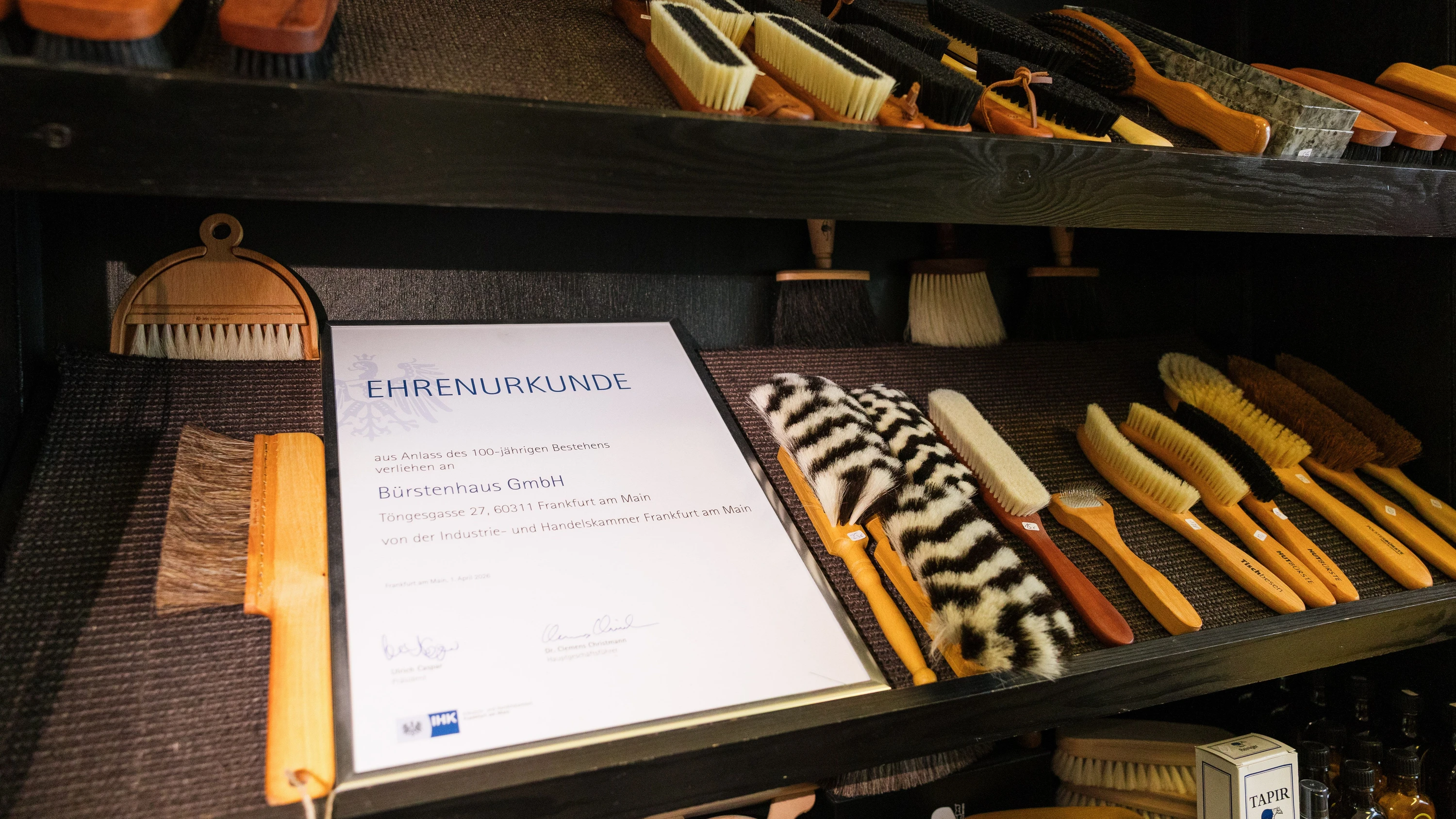Einzelhandel in Frankfurt: Das letzte Bürstenhaus