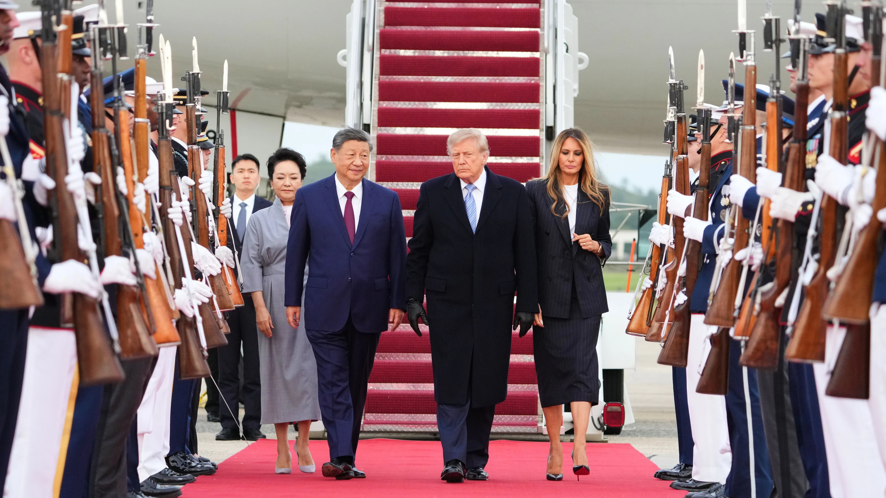 US-Präsident Donald Trump empfängt seinen chinesischen Amtskollegen Xi Jinping zu einem Staatsbesuch in den USA. - dpa