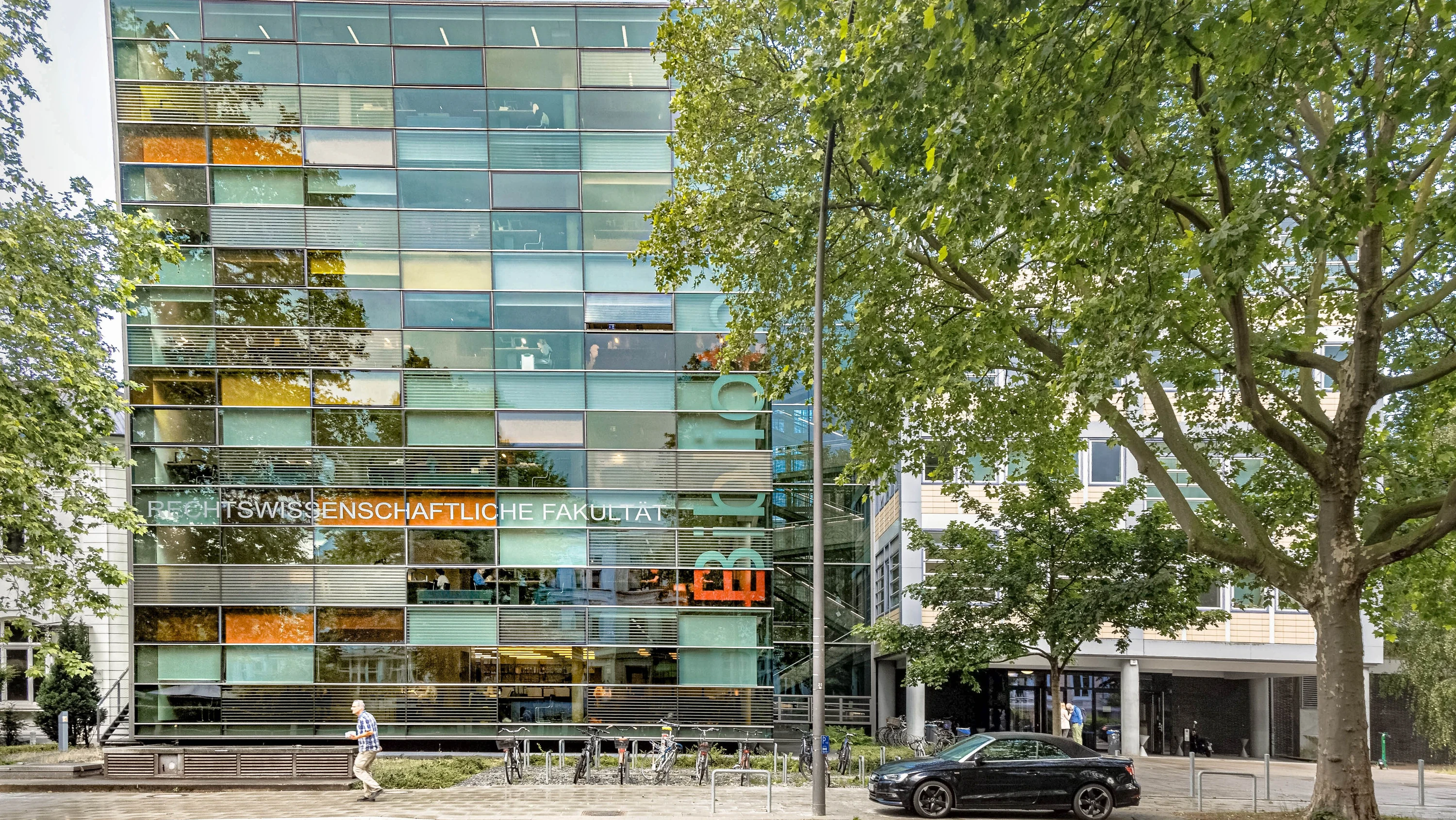 Die Bibliothek der Rechtswissenschaftlichen Fakultät in Hamburg: Studenten, die hier lernen, haben statistisch gesehen besonders gute Chancen, das erste Staatsexamen zu bestehen. - Picture Alliance