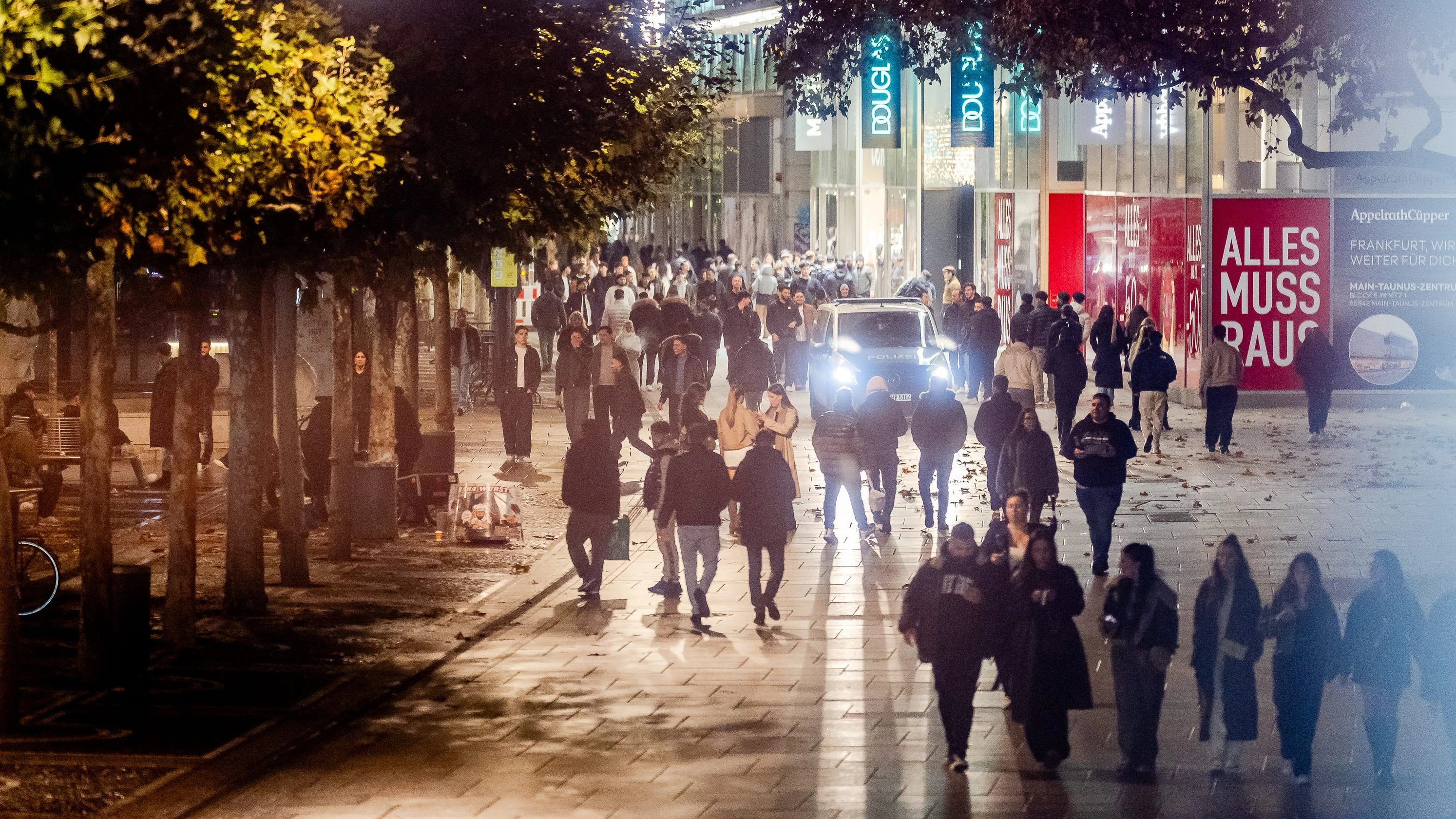 Kriminalität in Frankfurt: Polizei will Videoüberwachung auf der Zeil