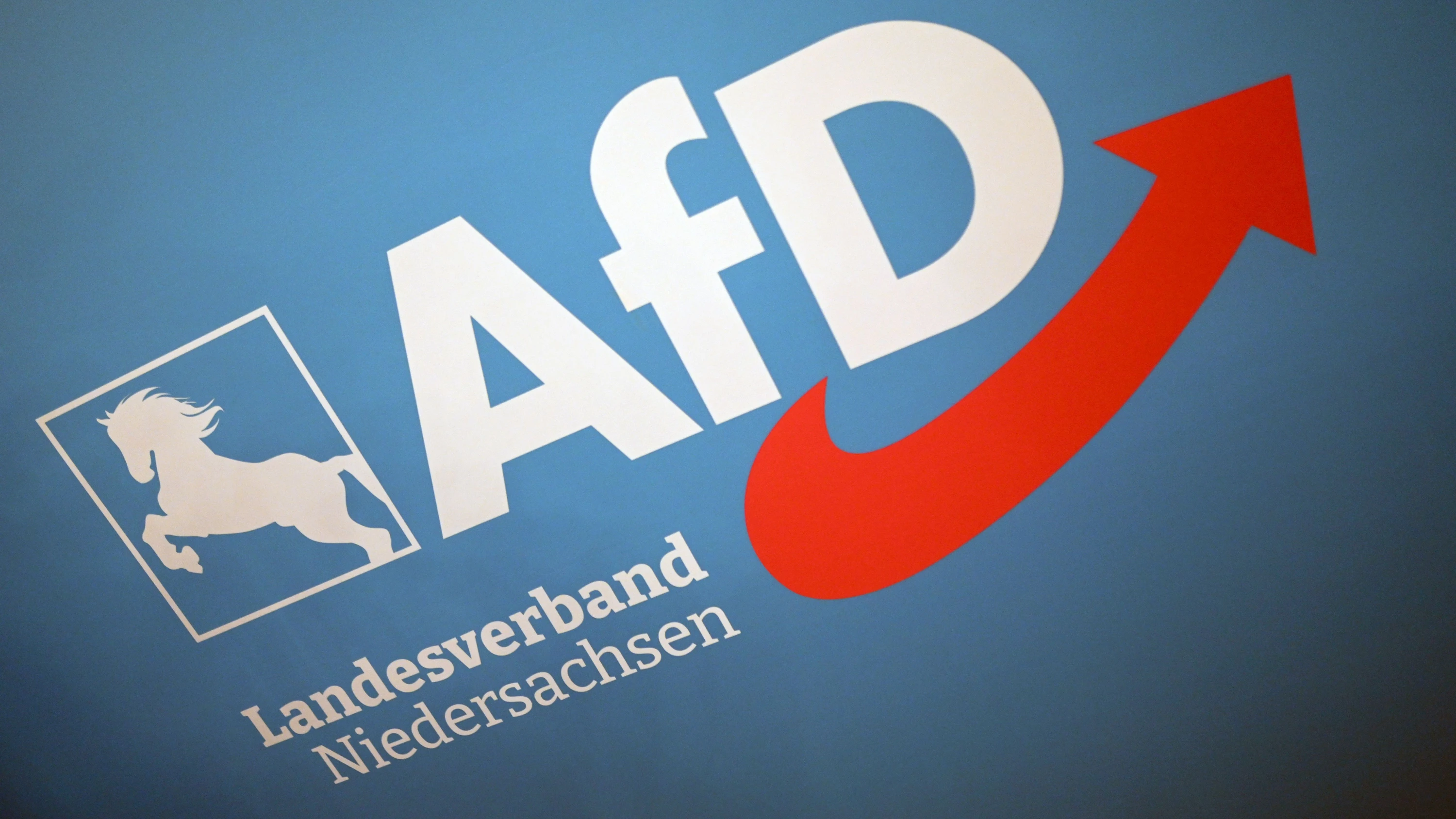 Logo des AfD-Landesverbands Niedersachsen - dpa