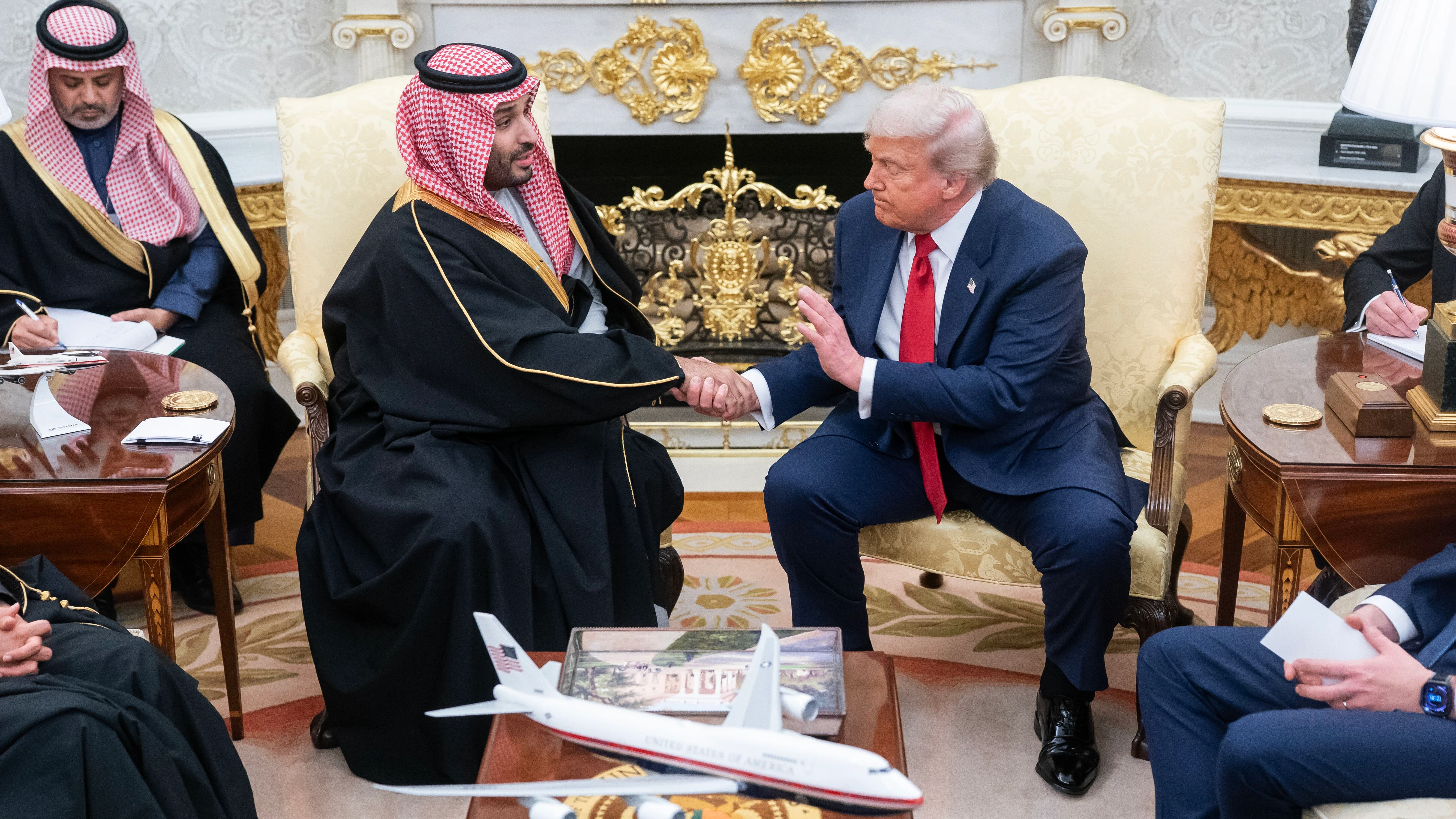 Trump und Bin Salman: Ziemlich beste Feinde der Presse