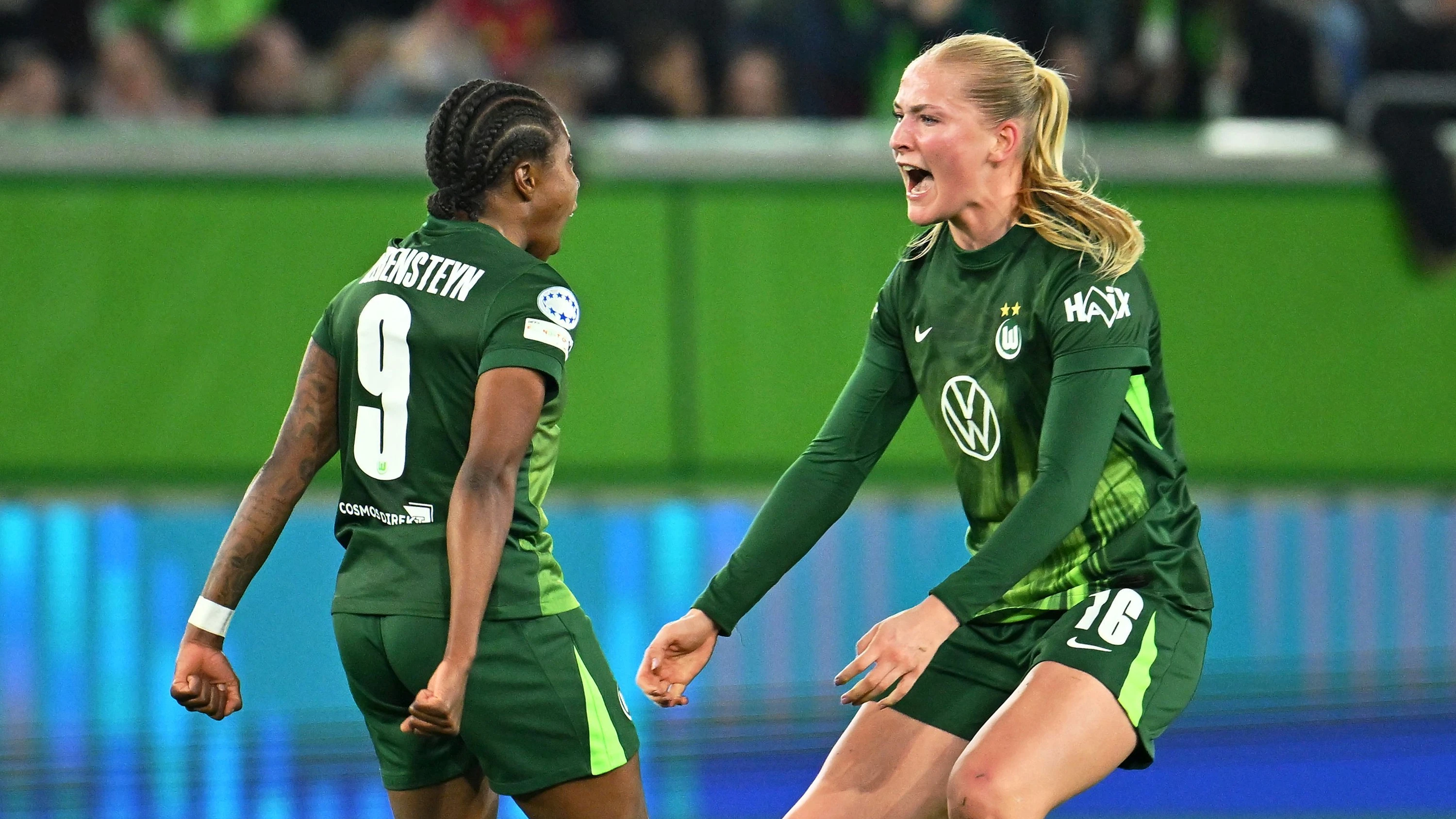 Champions League: Wolfsburg bezwingt die Rekordsiegerinnen