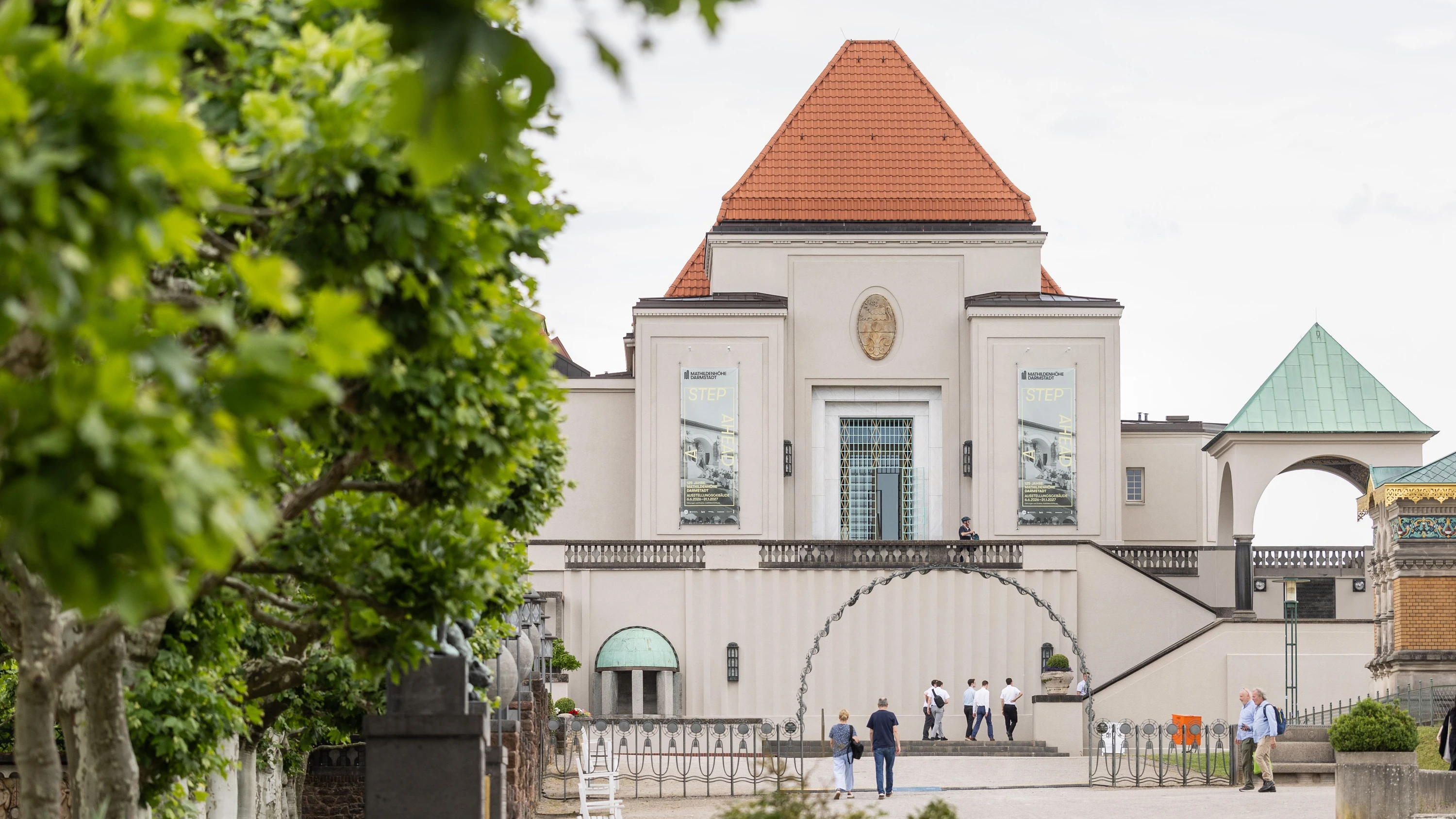 Bild: Mathildenhöhe Darmstadt: Stadtparlament befürwortet Baustopp für Besucherzentrum