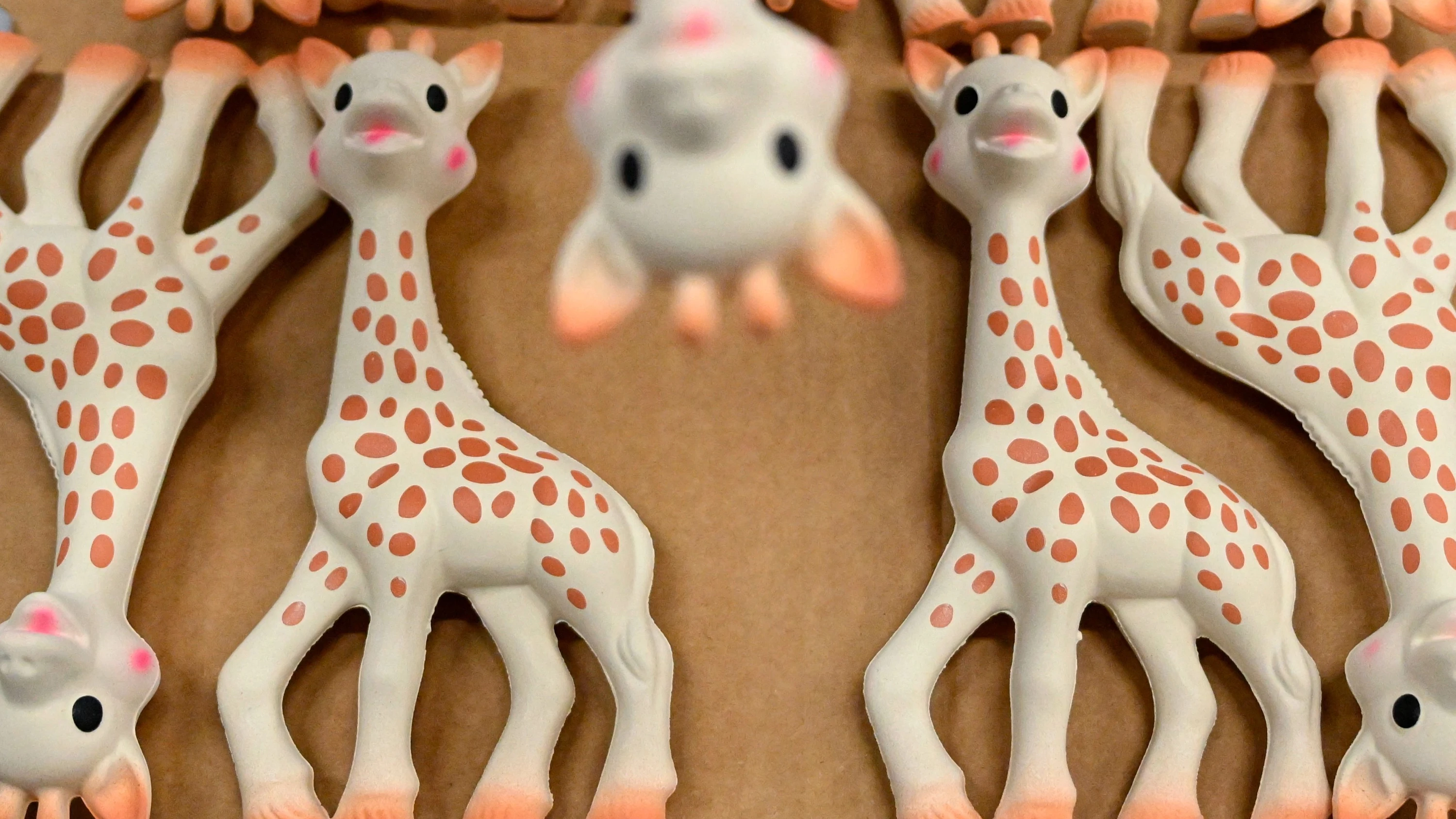 Die Giraffe Sophie: beliebtes Spielzeug im ersten Lebensjahr - AFP
