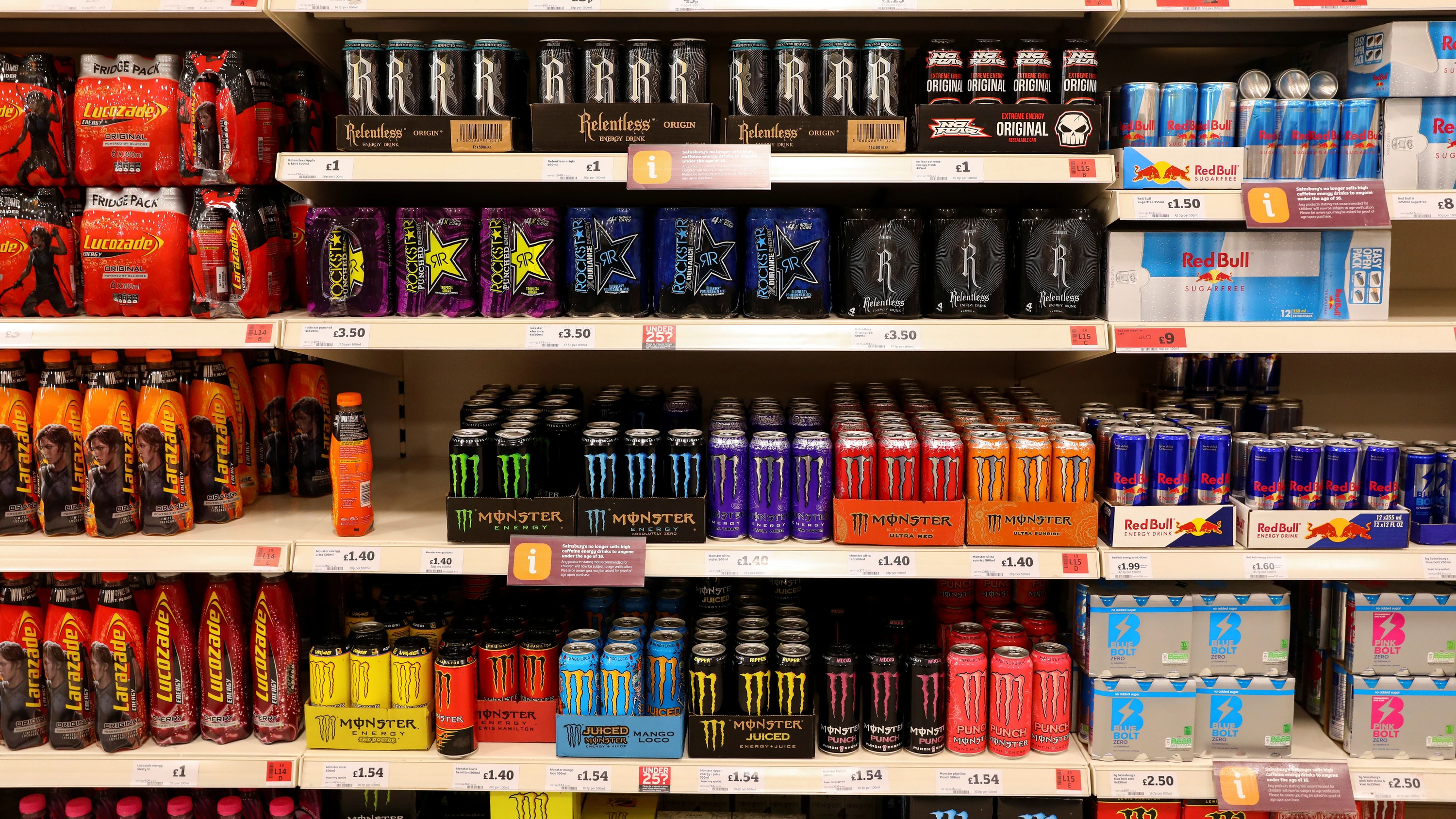 Jugendschutz: London will Verkauf von Energydrinks an Kinder verbieten Jugendschutz: London will Verkauf von Energydrinks an Kinder verbieten