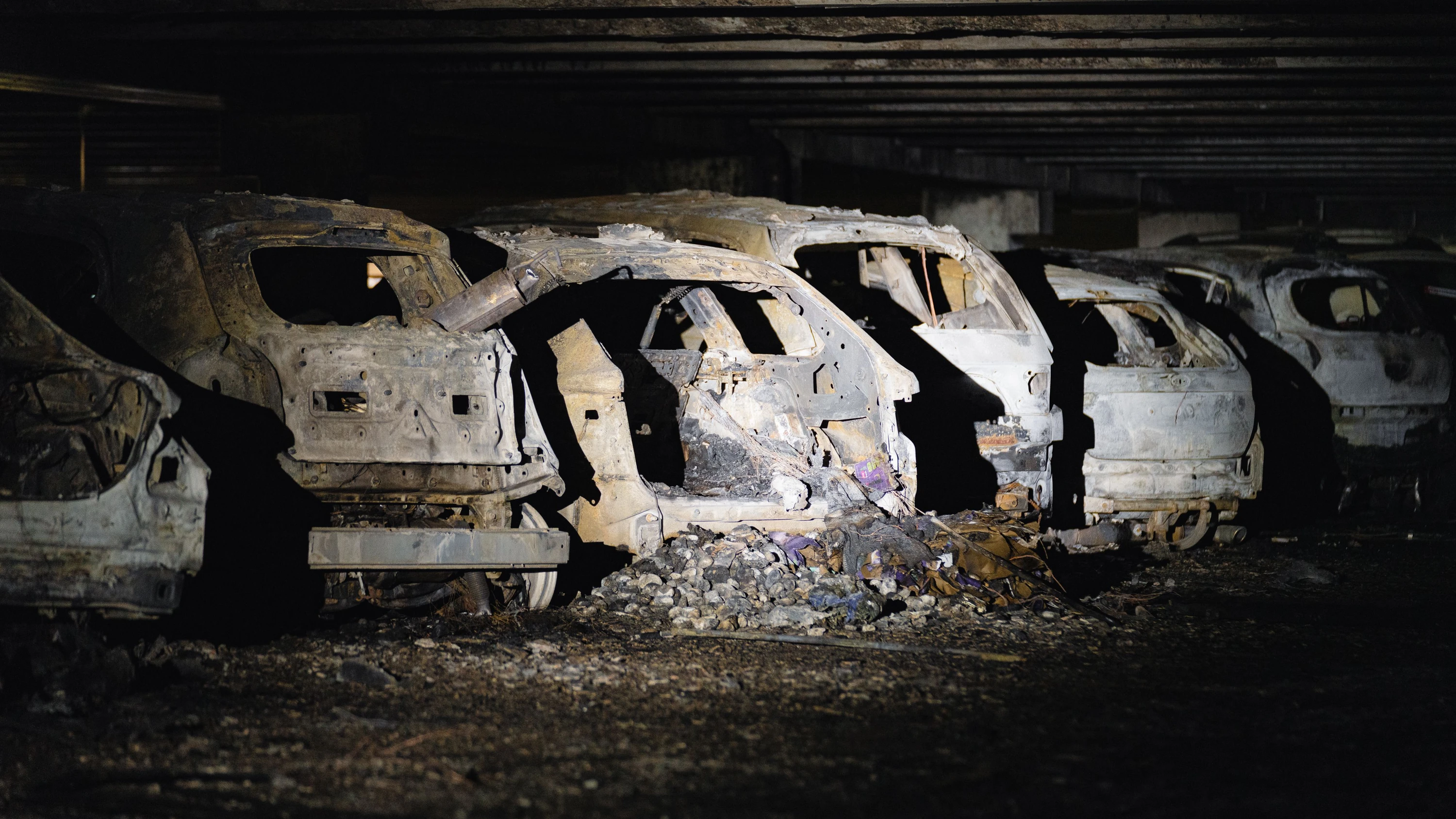 Parkhausbrand in Bad Homburg: 800.000 Euro Schaden und 36 verbrannte Autos