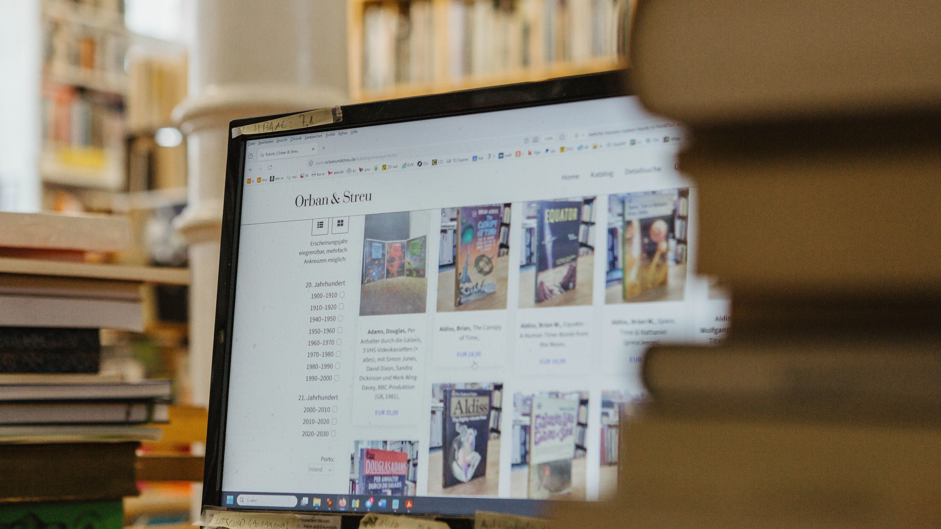 Hunger auf gedruckte Bücher: Das Frankfurter Antiquariat „Orban & Streu“ erhält seit einigen Wochen Anfragen, die auf KI-Unternehmen deuten. - Michael Hinz