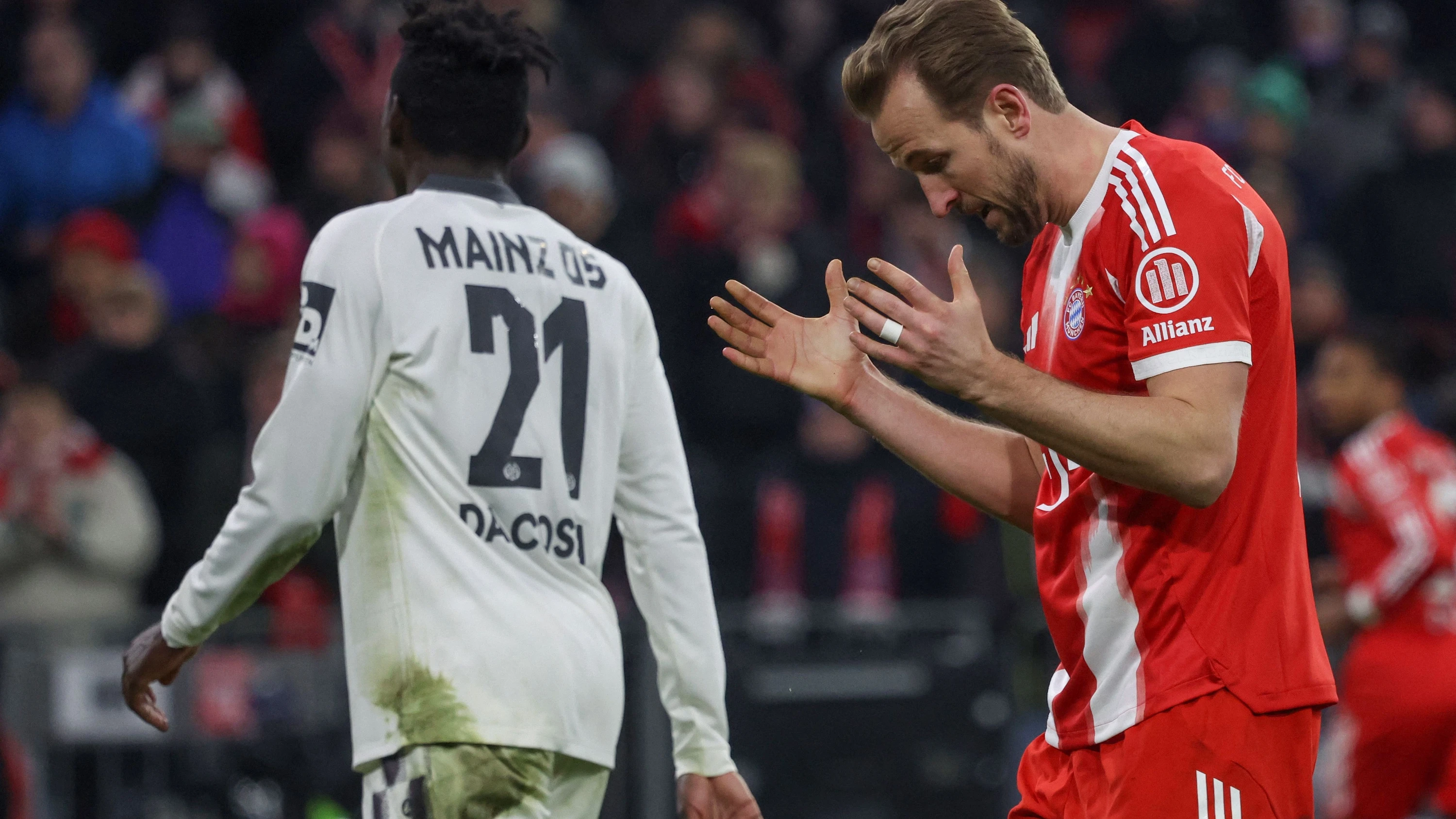 2:2 gegen Tabellenletzten: Kane sichert den Bayern Remis gegen Mainz 2:2 gegen Tabellenletzten: Kane sichert den Bayern Remis gegen Mainz