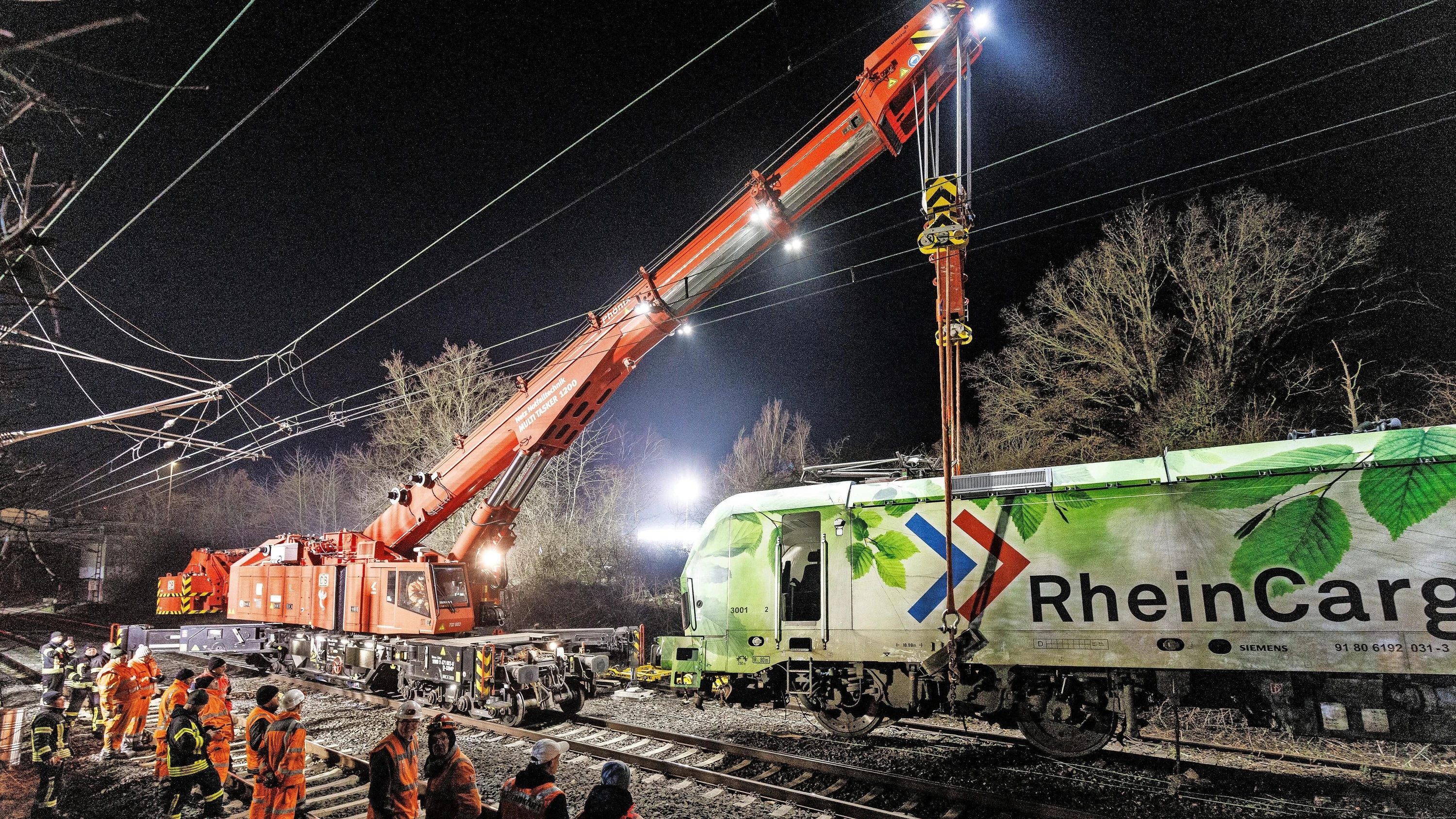 Bahnkrane aus Leipzig: Retter in der Not