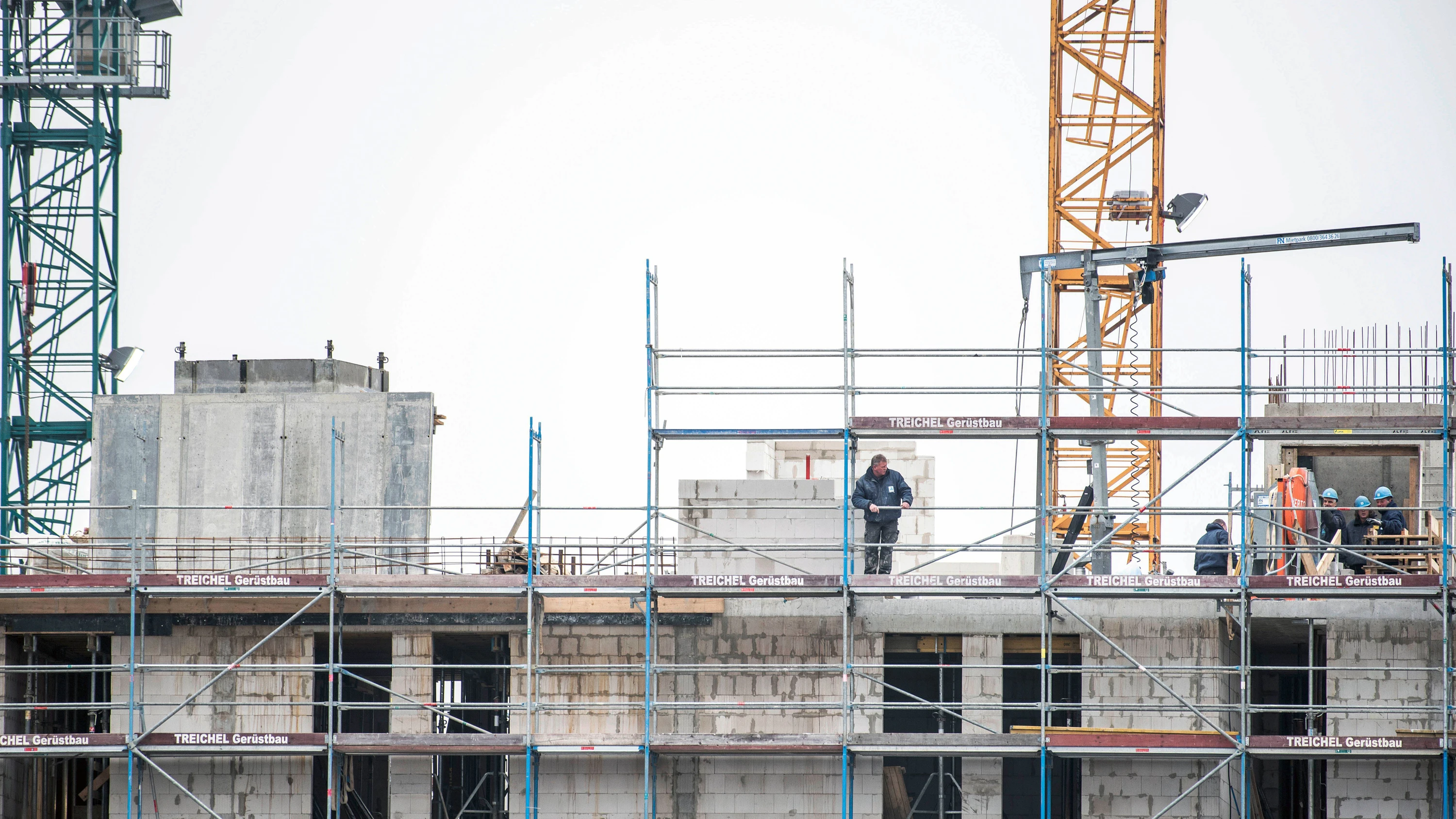 Neubau in Rostock: Die Alterung der Gesellschaft fordert die Wohnungsmärkte heraus. - dpa