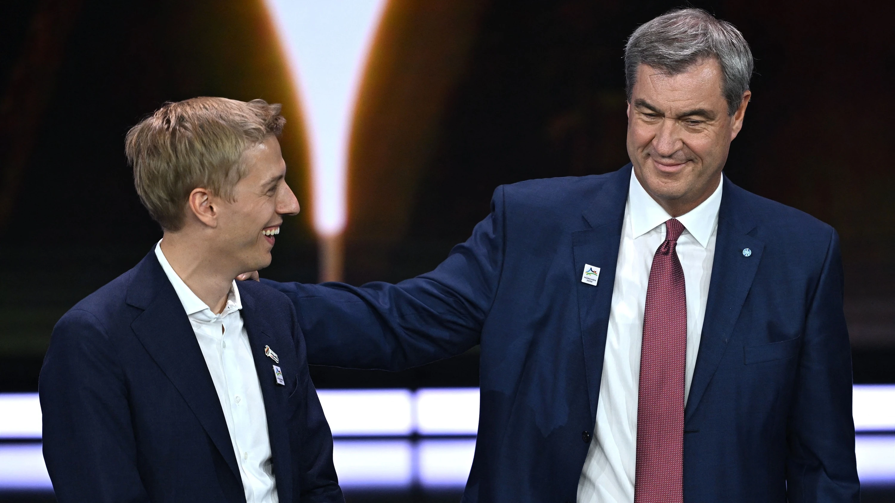 Doppel für Deutschland: Markus Söder (CSU) und Dominik Krause (Grüne) machen gemeinsame Sache. - dpa