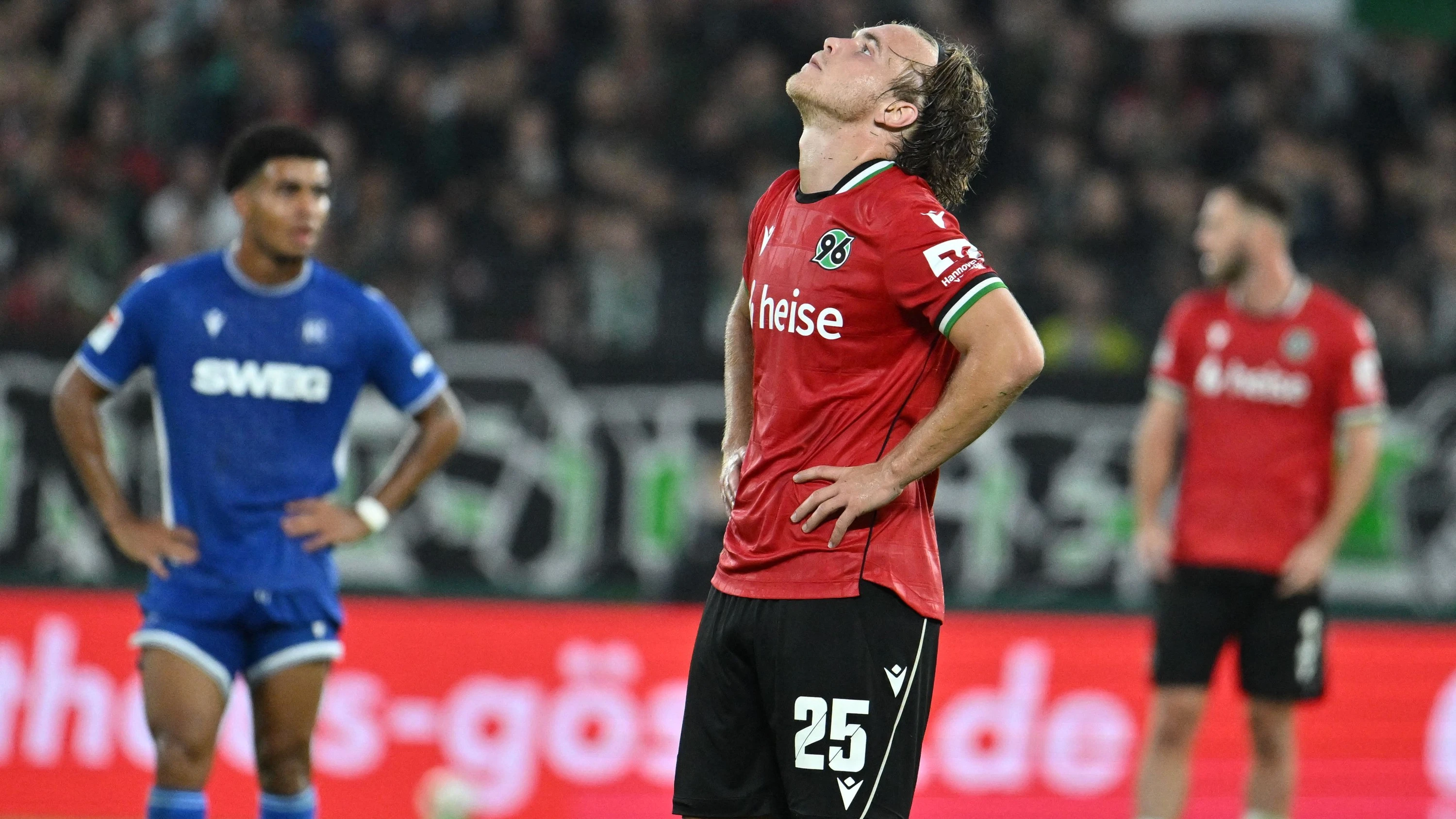 Nur 2:2 gegen den KSC: Hannover verspielt zwei Führungen