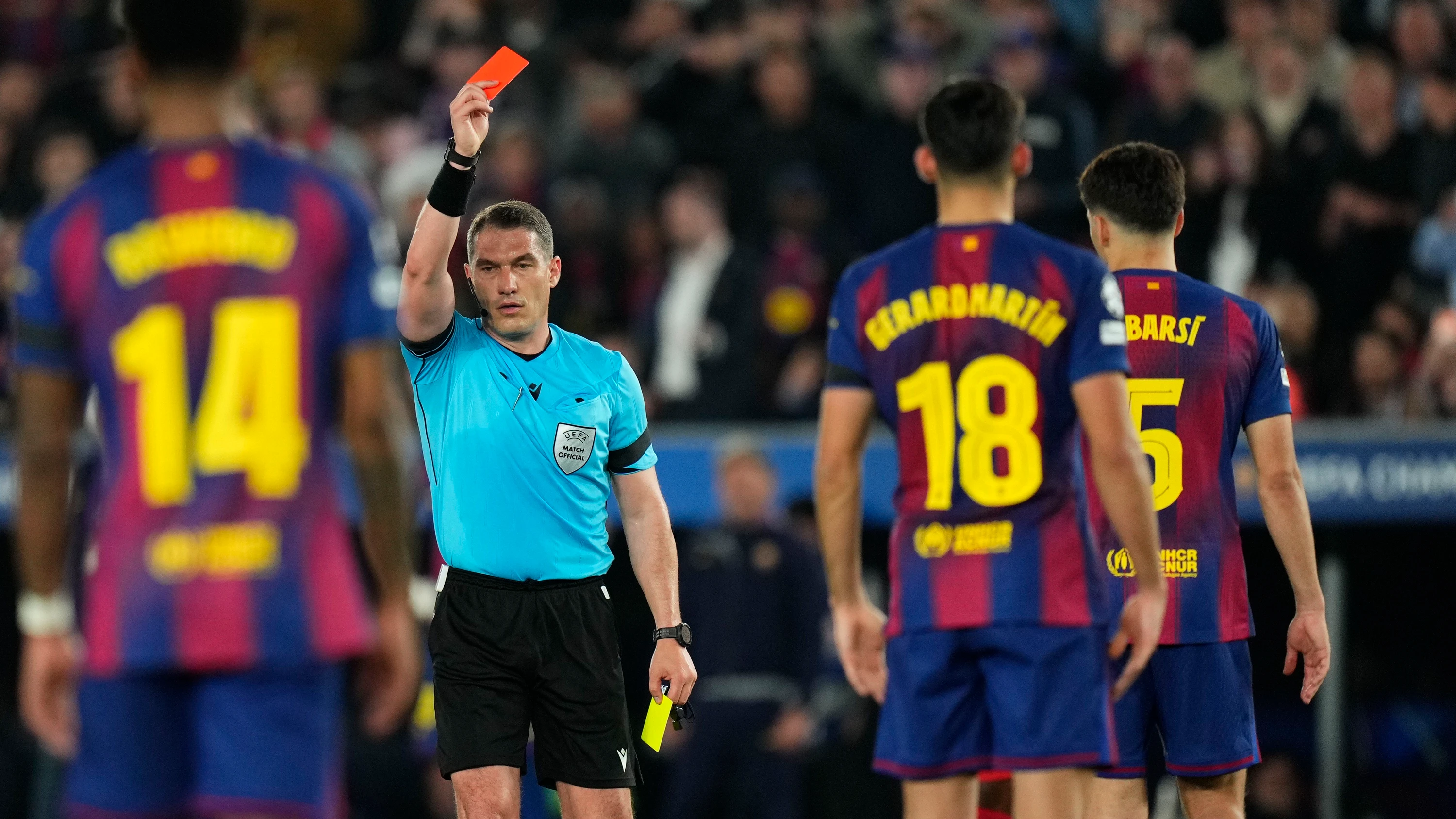 Champions League: Flick mit Barcelona, Wirtz mit Liverpool vor dem Aus Champions League: Flick mit Barcelona, Wirtz mit Liverpool vor dem Aus