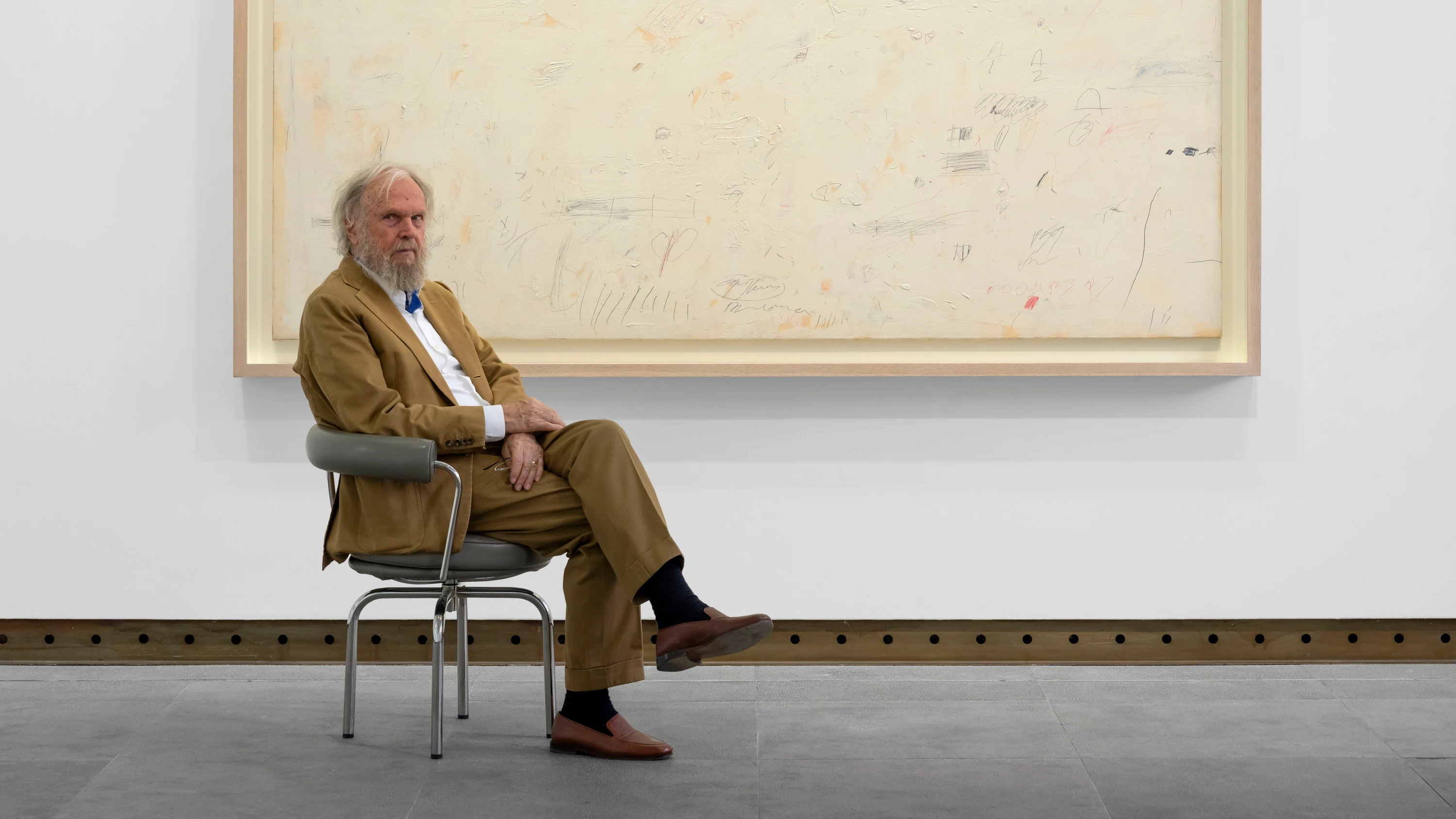 Cy Twombly und der Galerist Karsten greve: Auch er in Arkadien