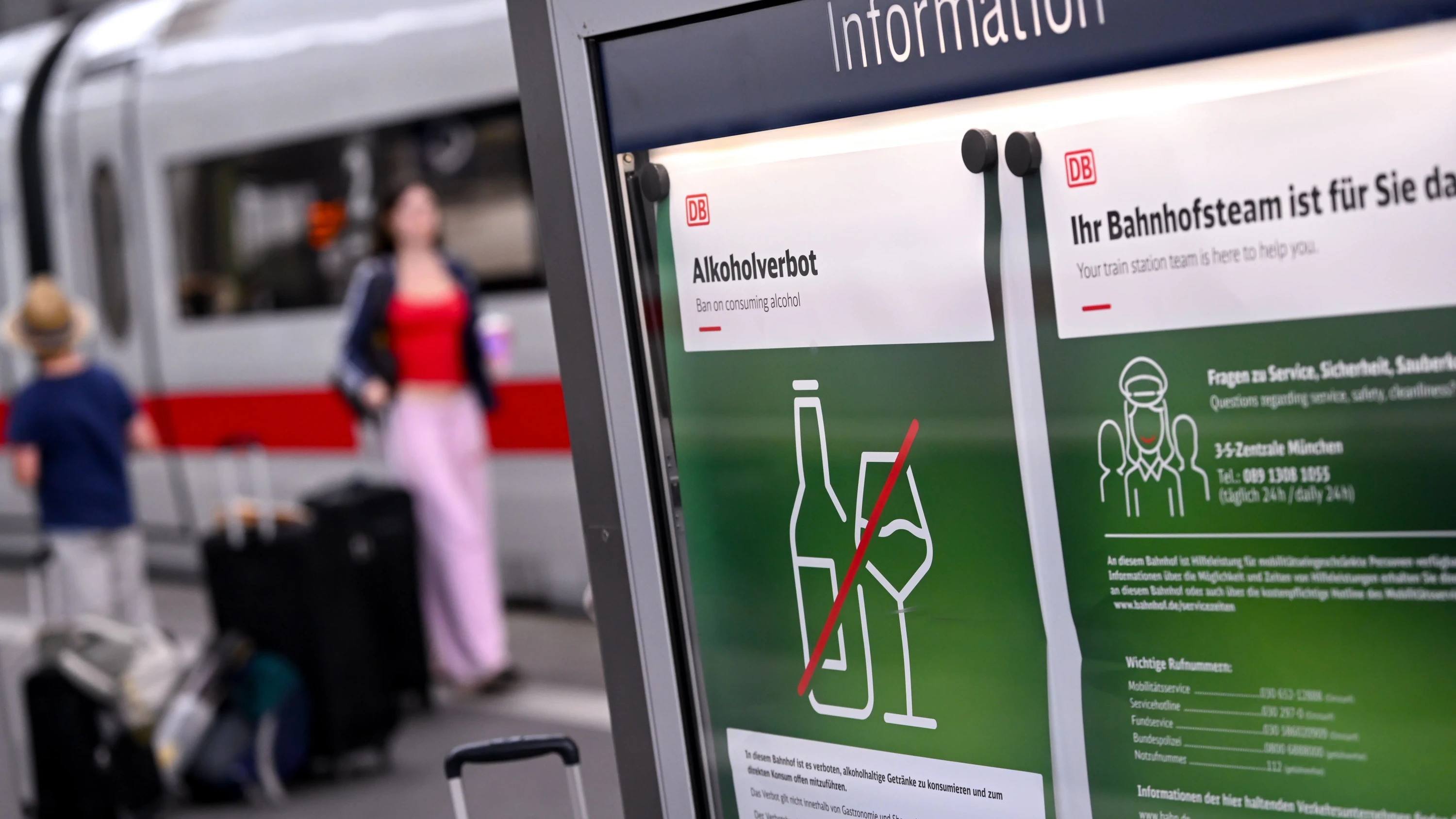 Ankündigung der Bahn: Das Alkoholverbot für Bahnhöfe ist richtig