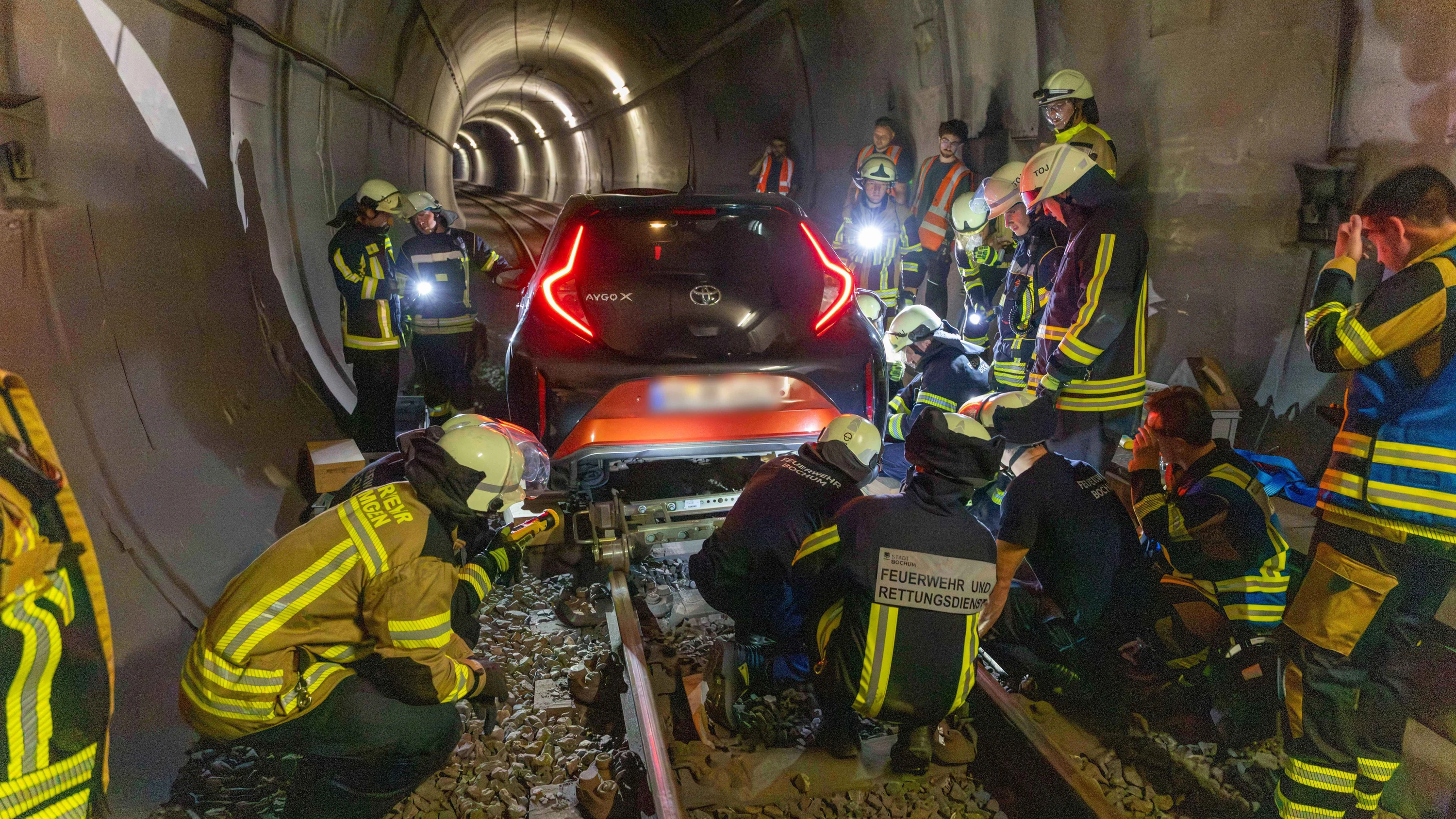 Bochum: Frau fährt einen Kilometer weit in U-Bahn-Tunnel