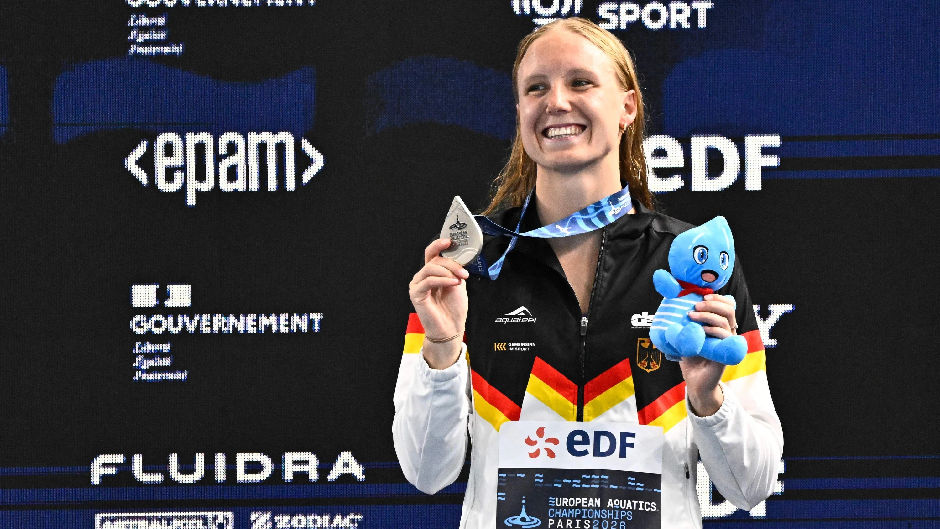Schwimm-EM in Paris: Gose holt über 800 m Freistil EM-Silber — Maya Bronze