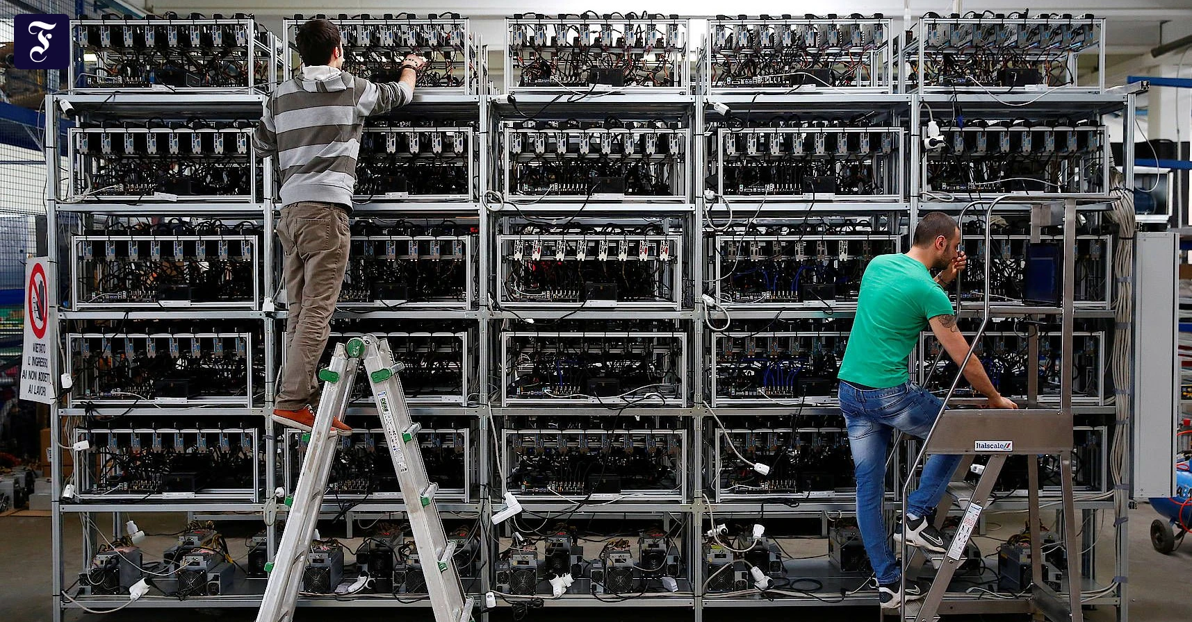 Bitcoin ist schädlich: Hoher Stromverbrauch | FAZ