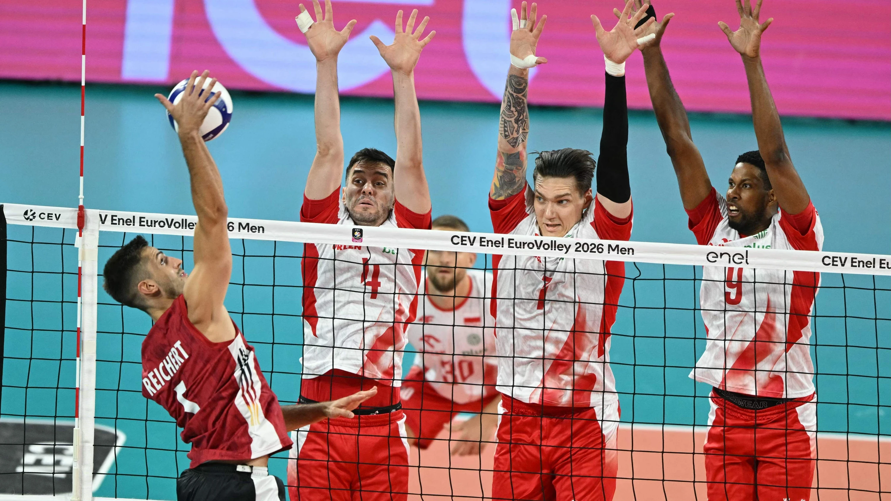 0:3 gegen Polen: Deutsche Volleyballer scheiden im EM-Viertelfinale aus