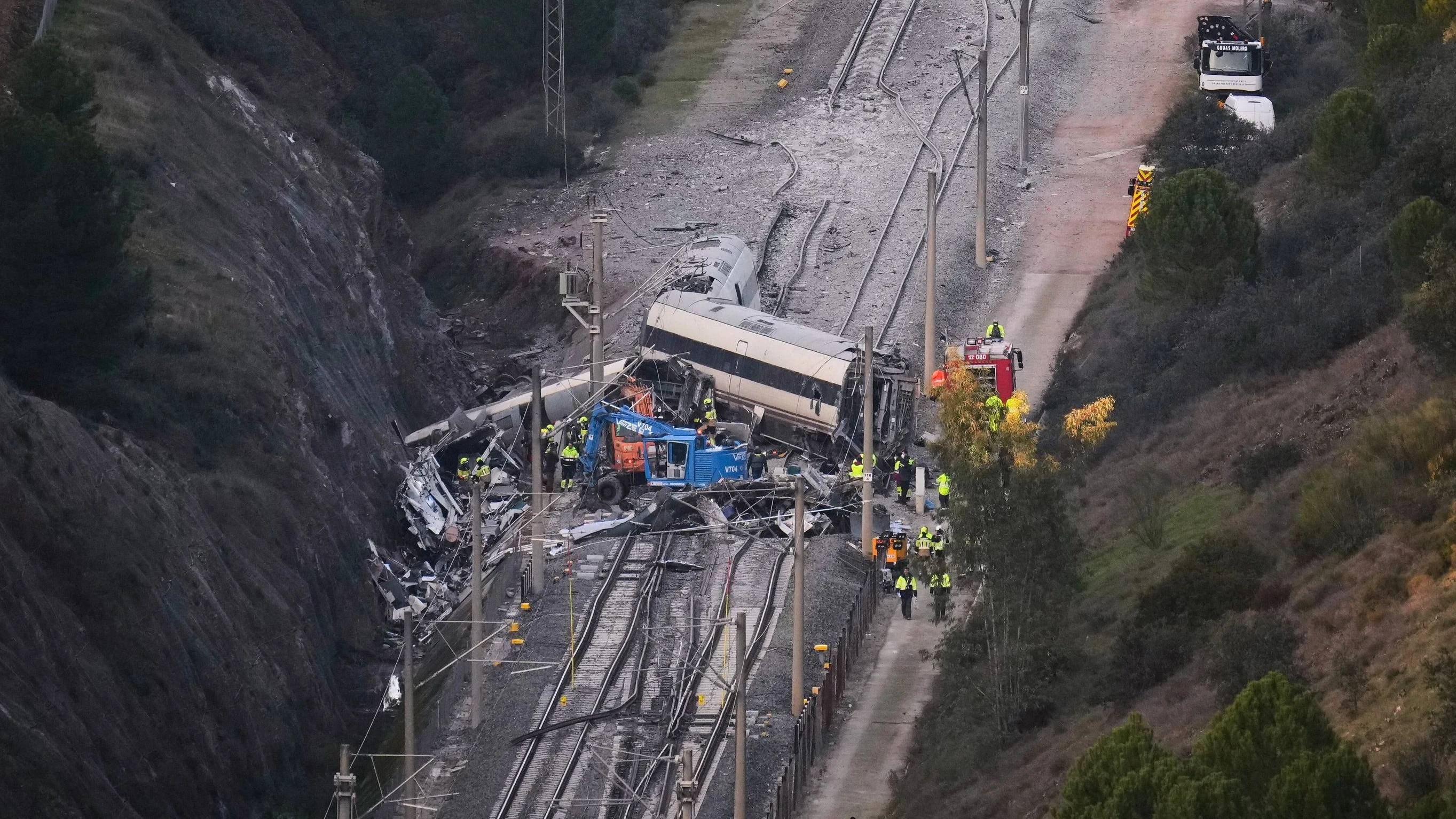 Auswärtiges Amt bestätigt: Ein Deutscher bei Zugunglück in Spanien gestorben