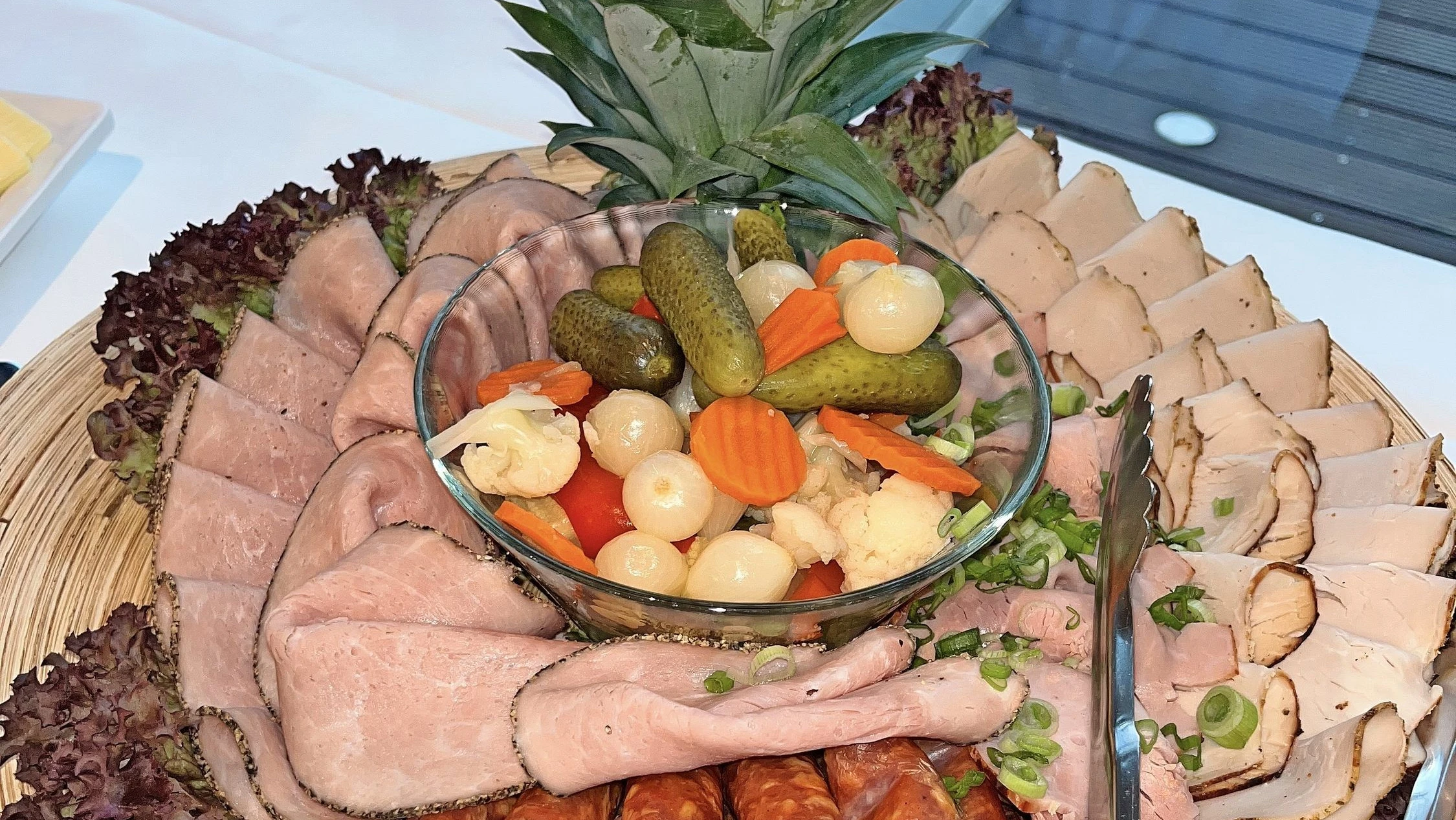Rheinische Wurstplatte: mit Gemüse - Friederike Haupt