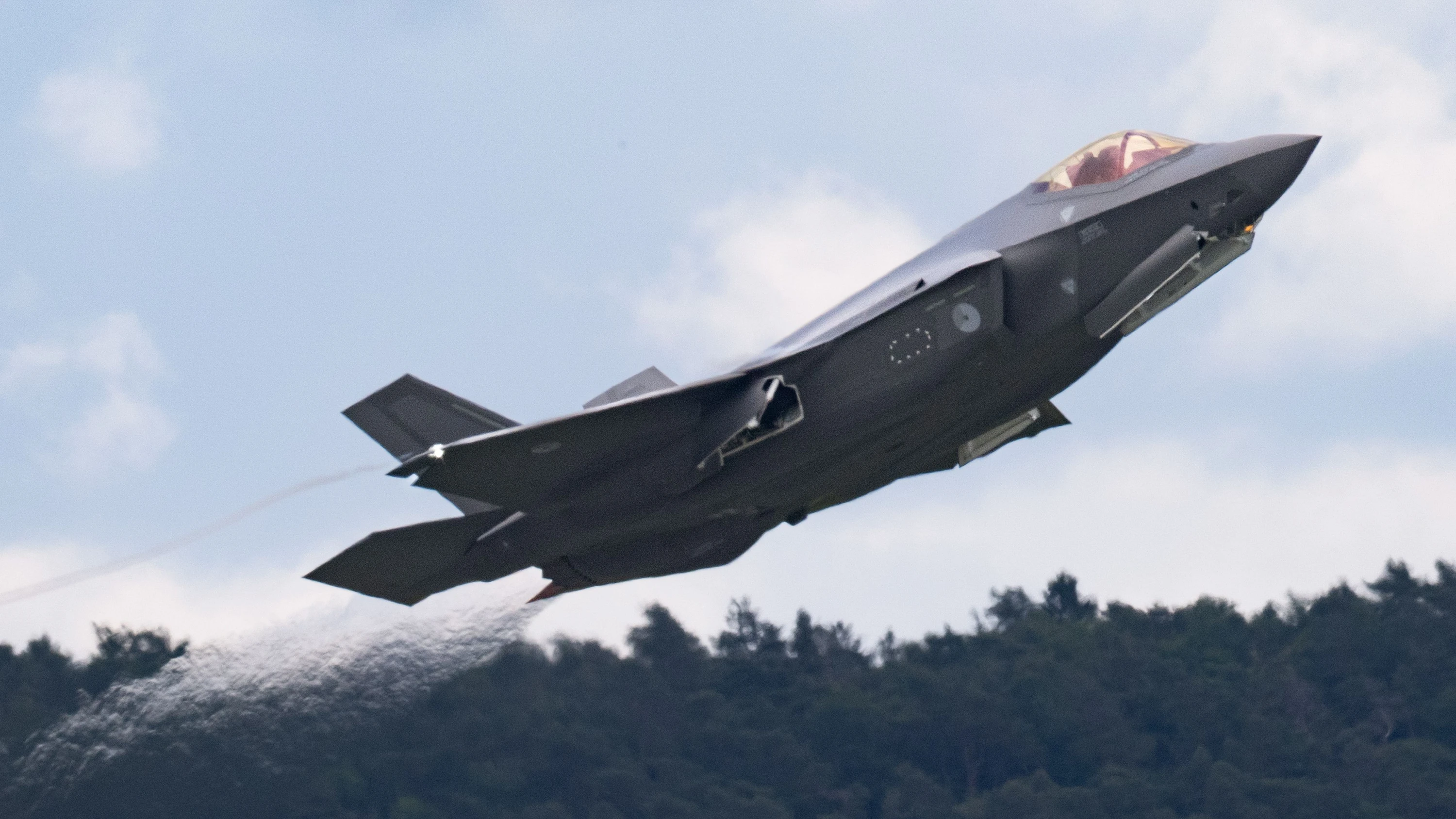 Ein Kampfjet vom Typ F-35 - dpa