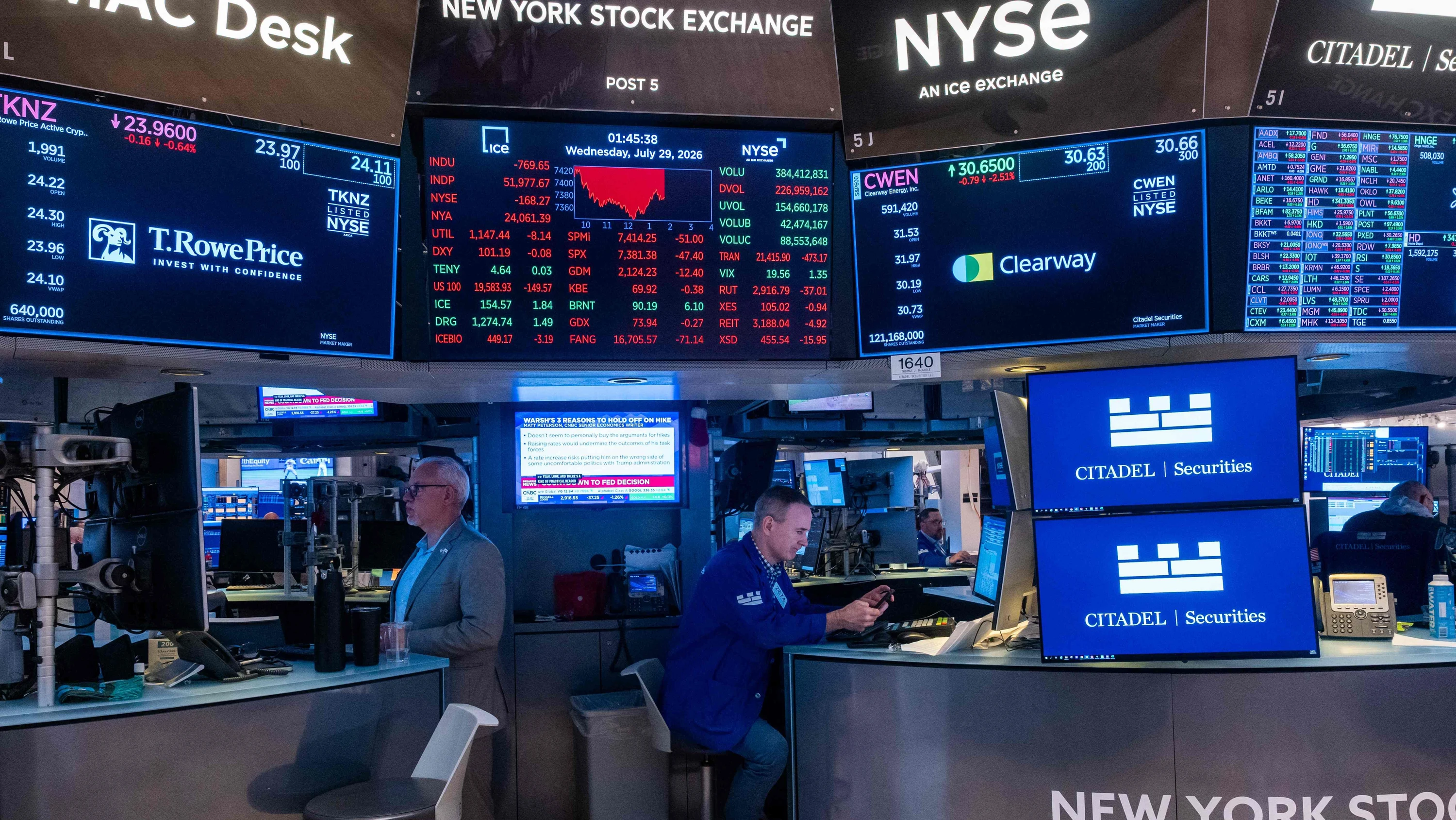Handel am New Yorker Aktienmarkt - AFP